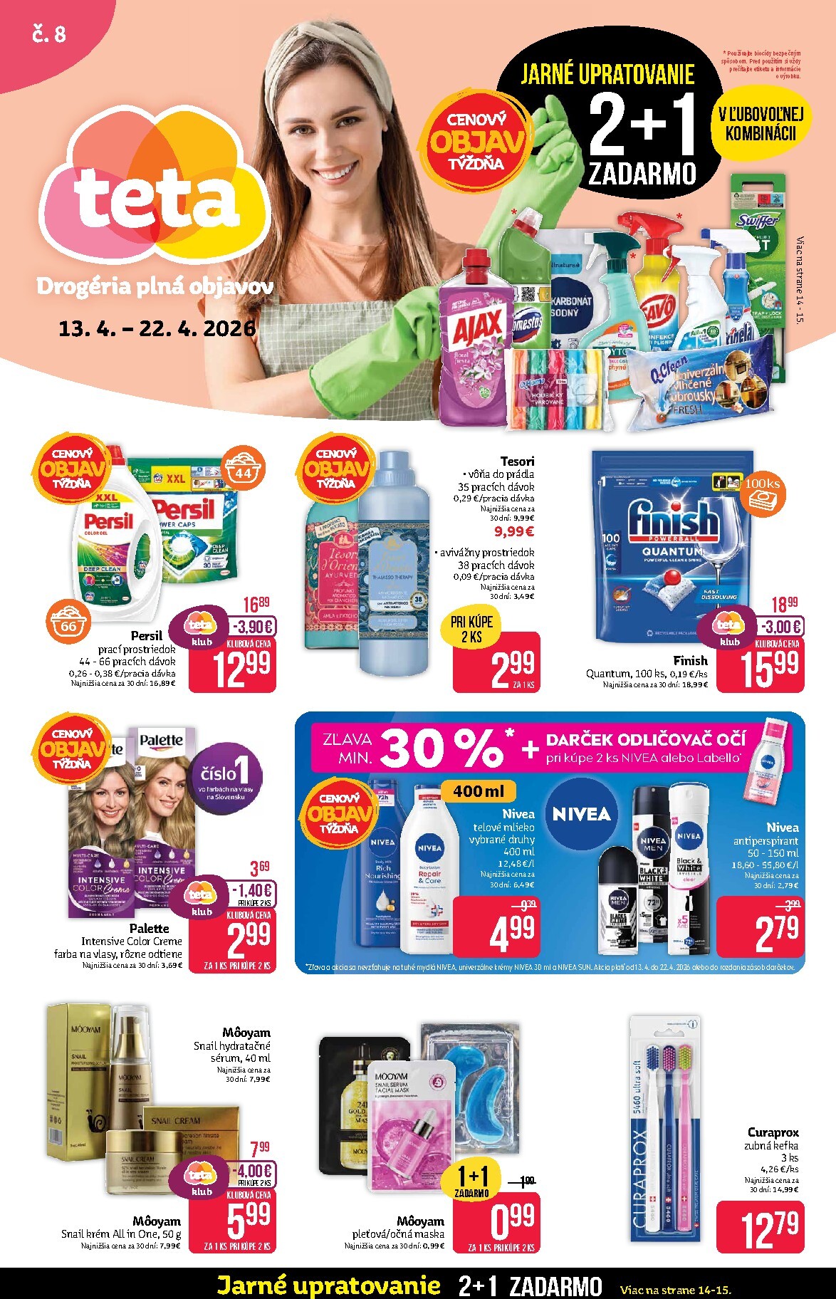 teta-drogerie - Nový leták Teta drogerie platný od pondelka, 13.04.2026 do stredy, 22.04.2026 - page: 1