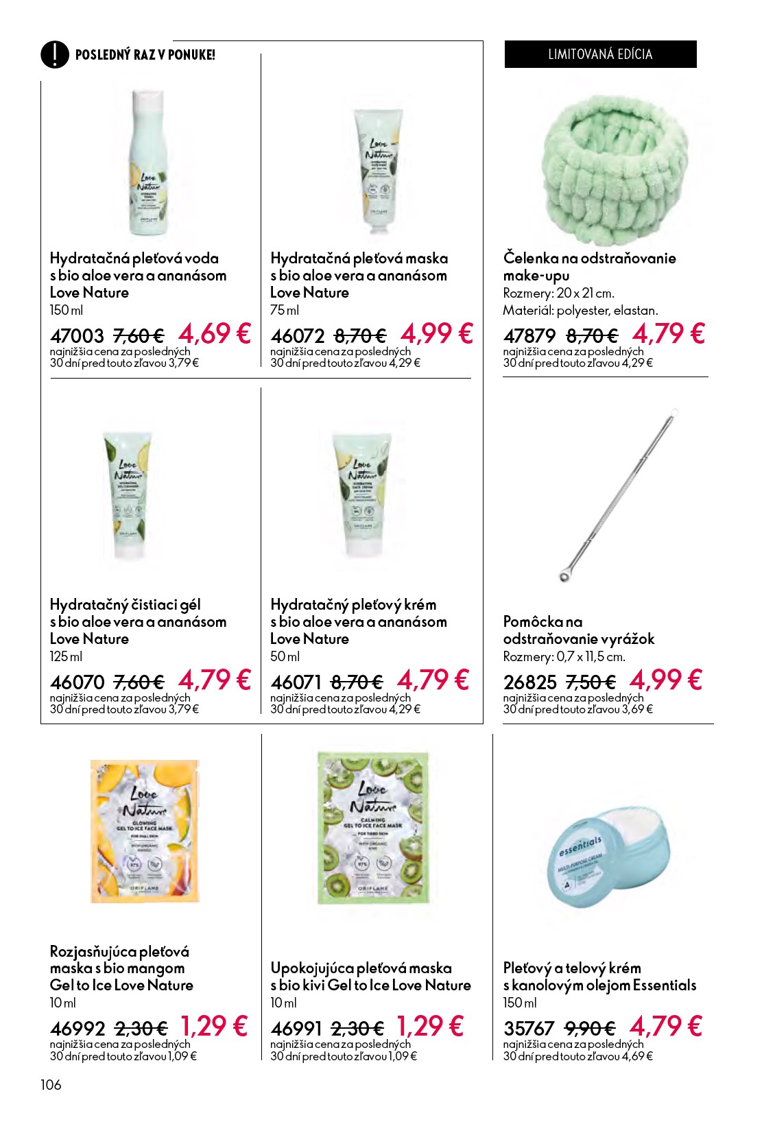 oriflame - Aktuálny ORIFLAME - eCatalogue | Oriflame Cosmetics leták od stredy, 27.05.2026 do utorka, 16.06.2026 - page: 106