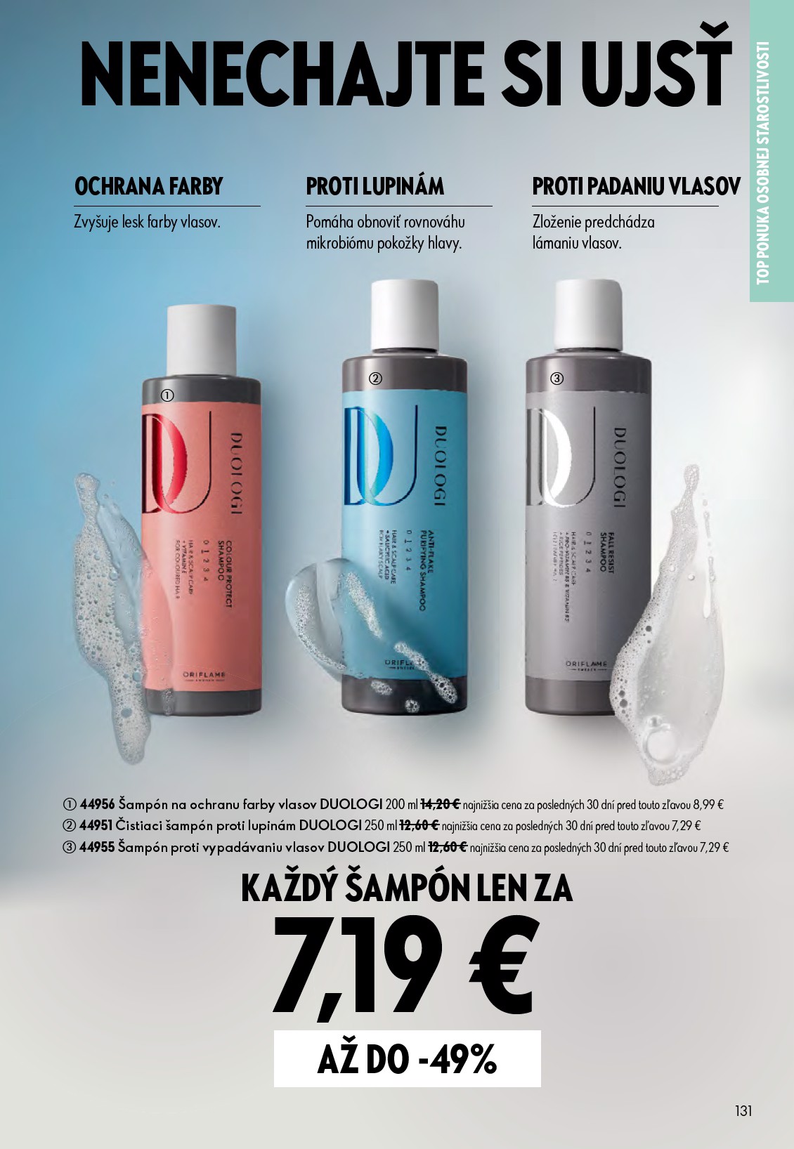 oriflame - Aktuálny ORIFLAME leták od stredy, 17.06.2026 do utorka, 07.07.2026 - page: 131