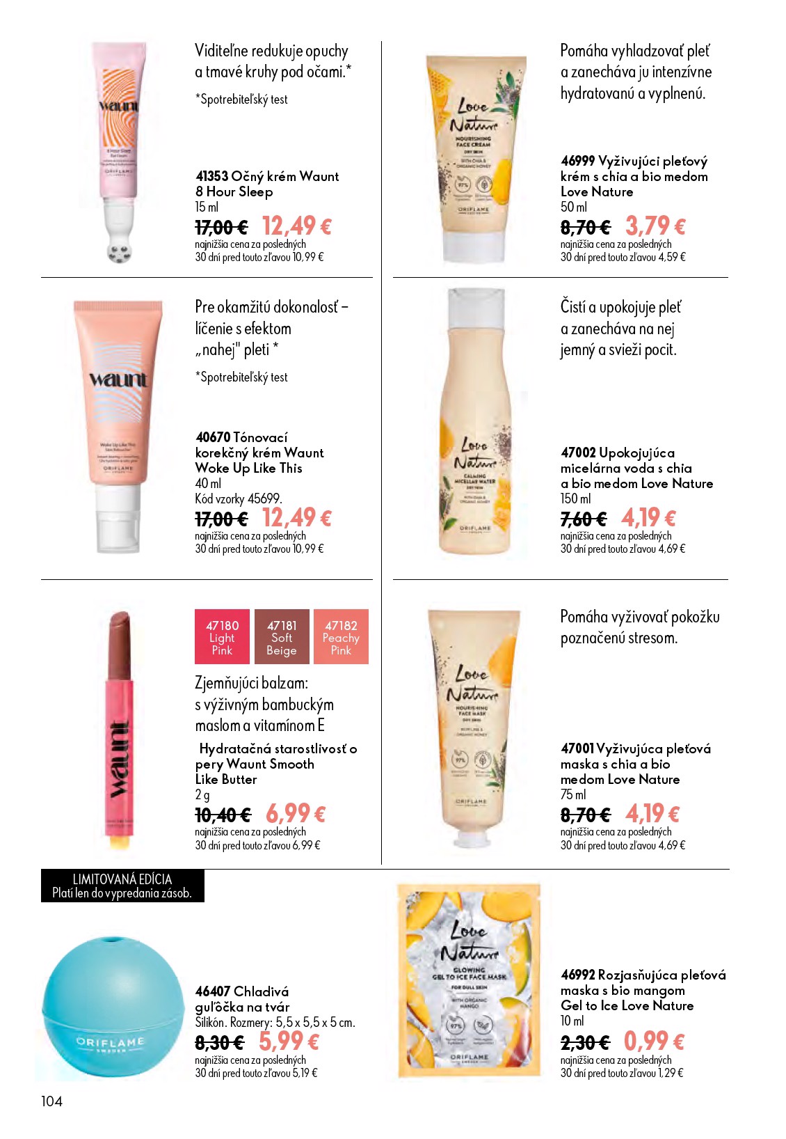 oriflame - Aktuálny ORIFLAME leták od stredy, 17.06.2026 do utorka, 07.07.2026 - page: 104