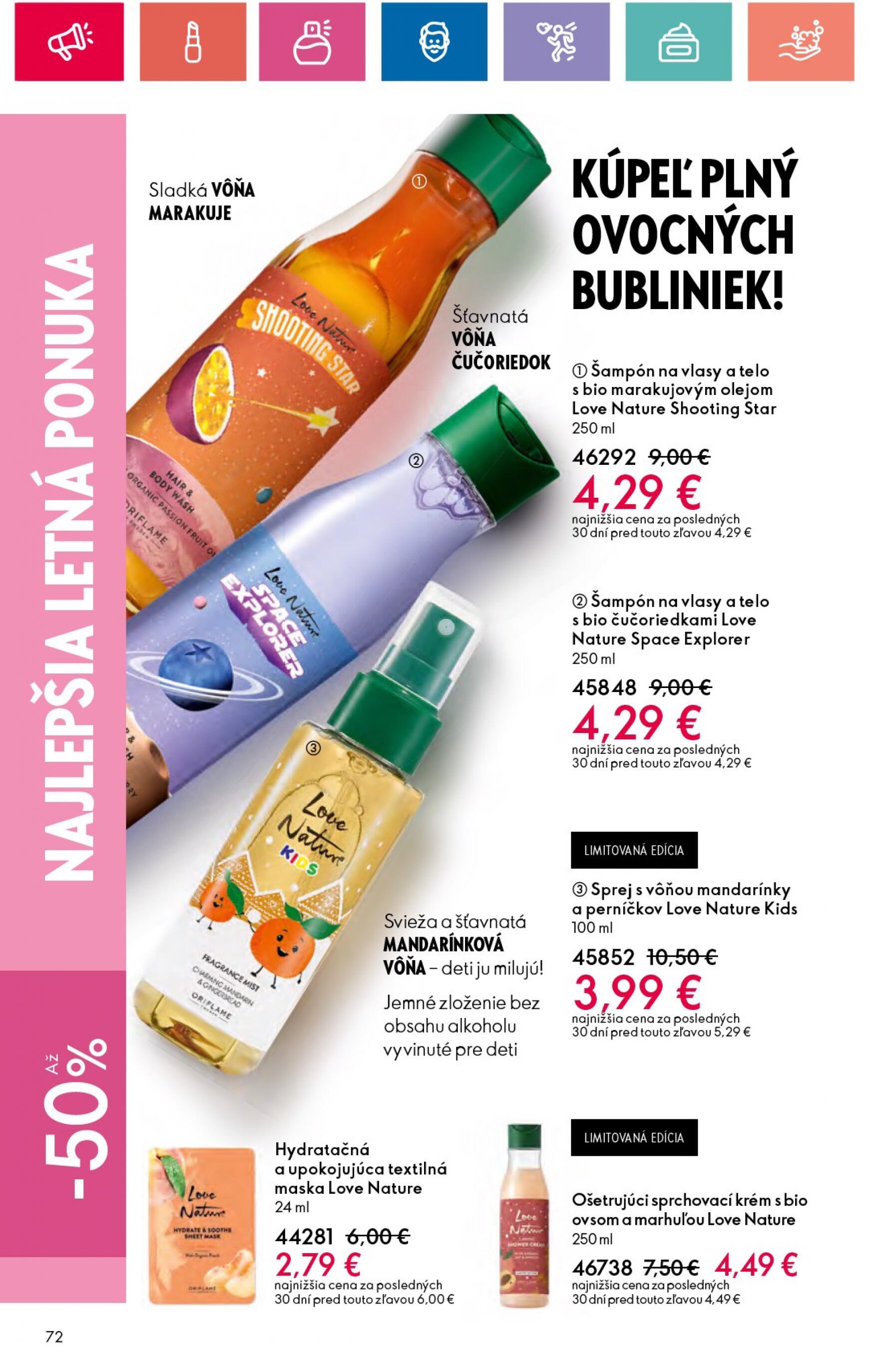 oriflame - ORIFLAME leták platný od 09.07. - 29.07. - page: 72