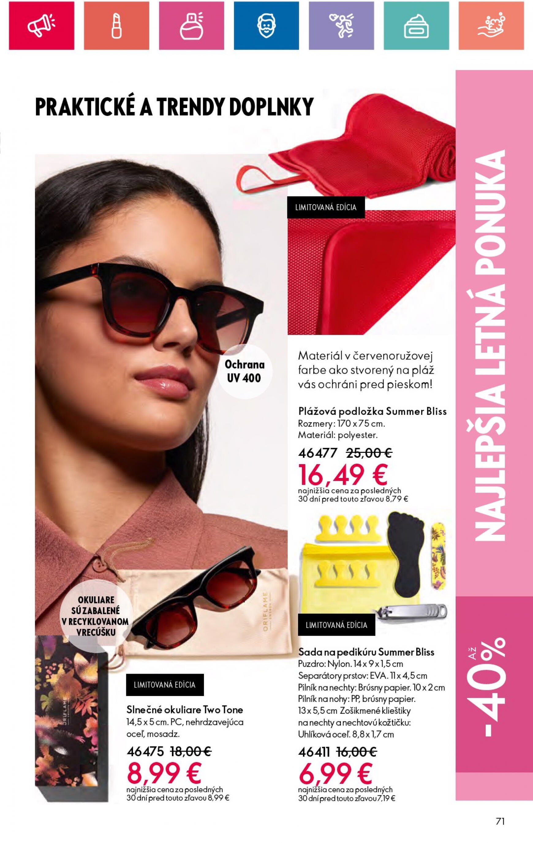 oriflame - ORIFLAME leták platný od 09.07. - 29.07. - page: 71