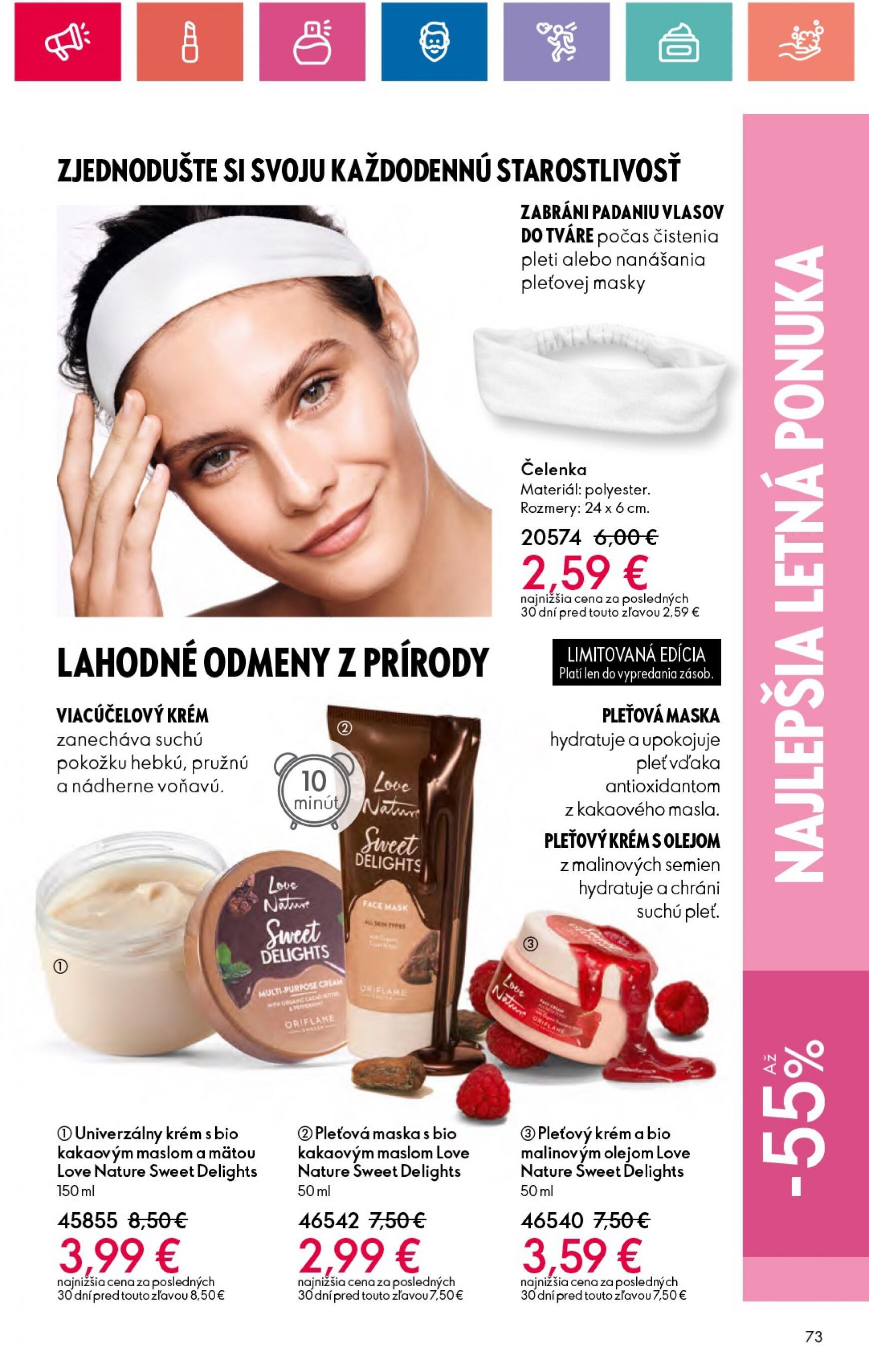 oriflame - ORIFLAME leták platný od 09.07. - 29.07. - page: 73