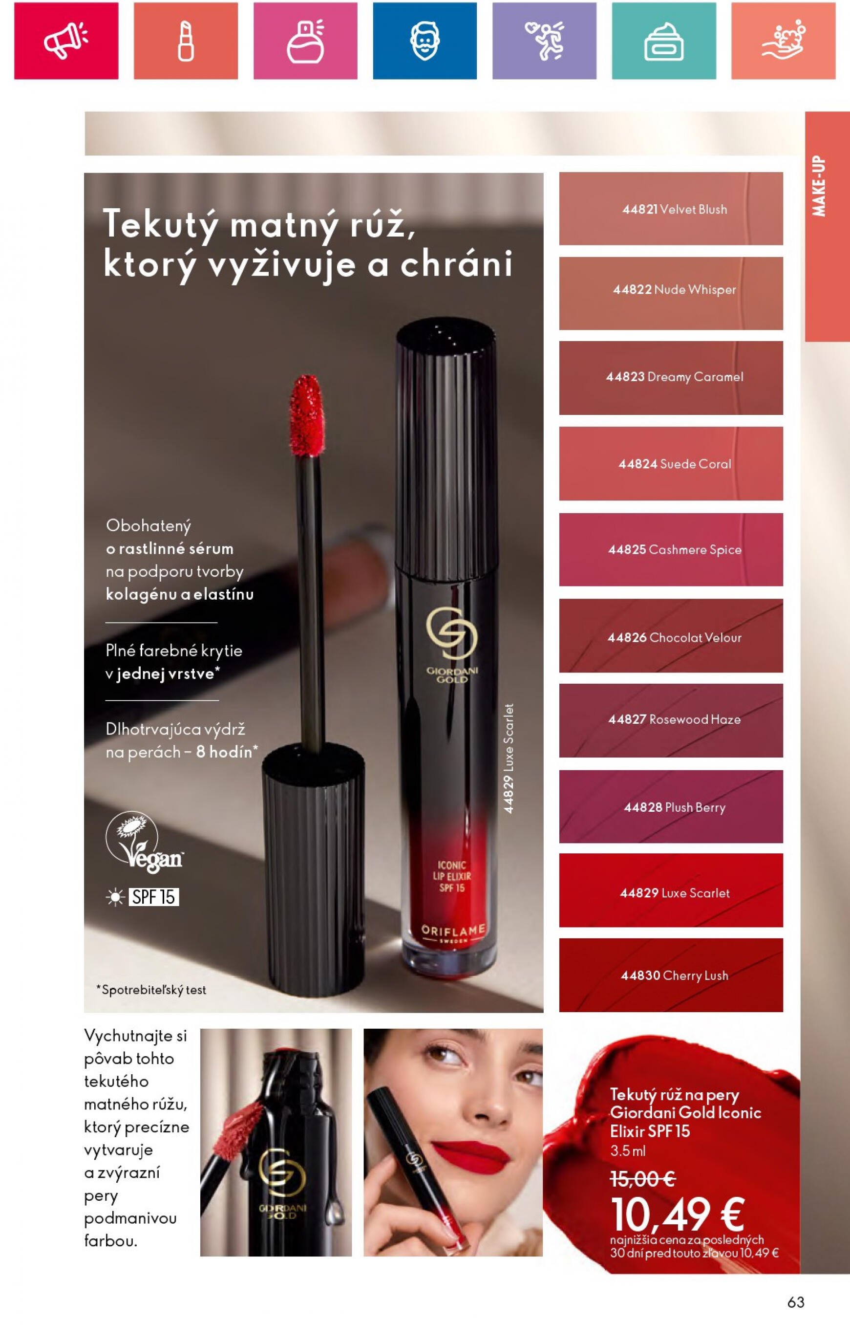 oriflame - ORIFLAME leták platný od 30.07. - 19.08. - page: 63