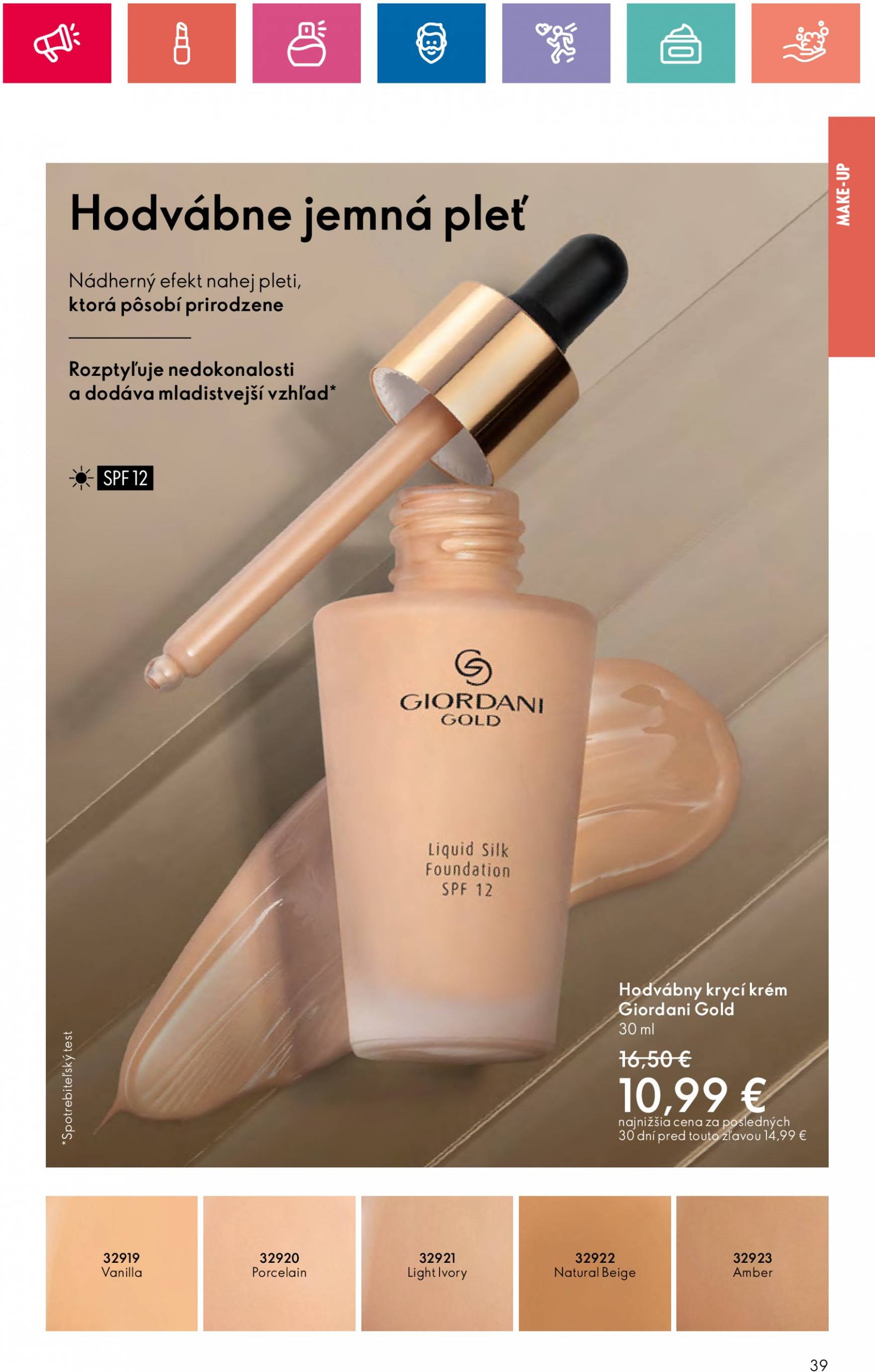 oriflame - ORIFLAME leták platný od 20.08. - 09.09. - page: 39