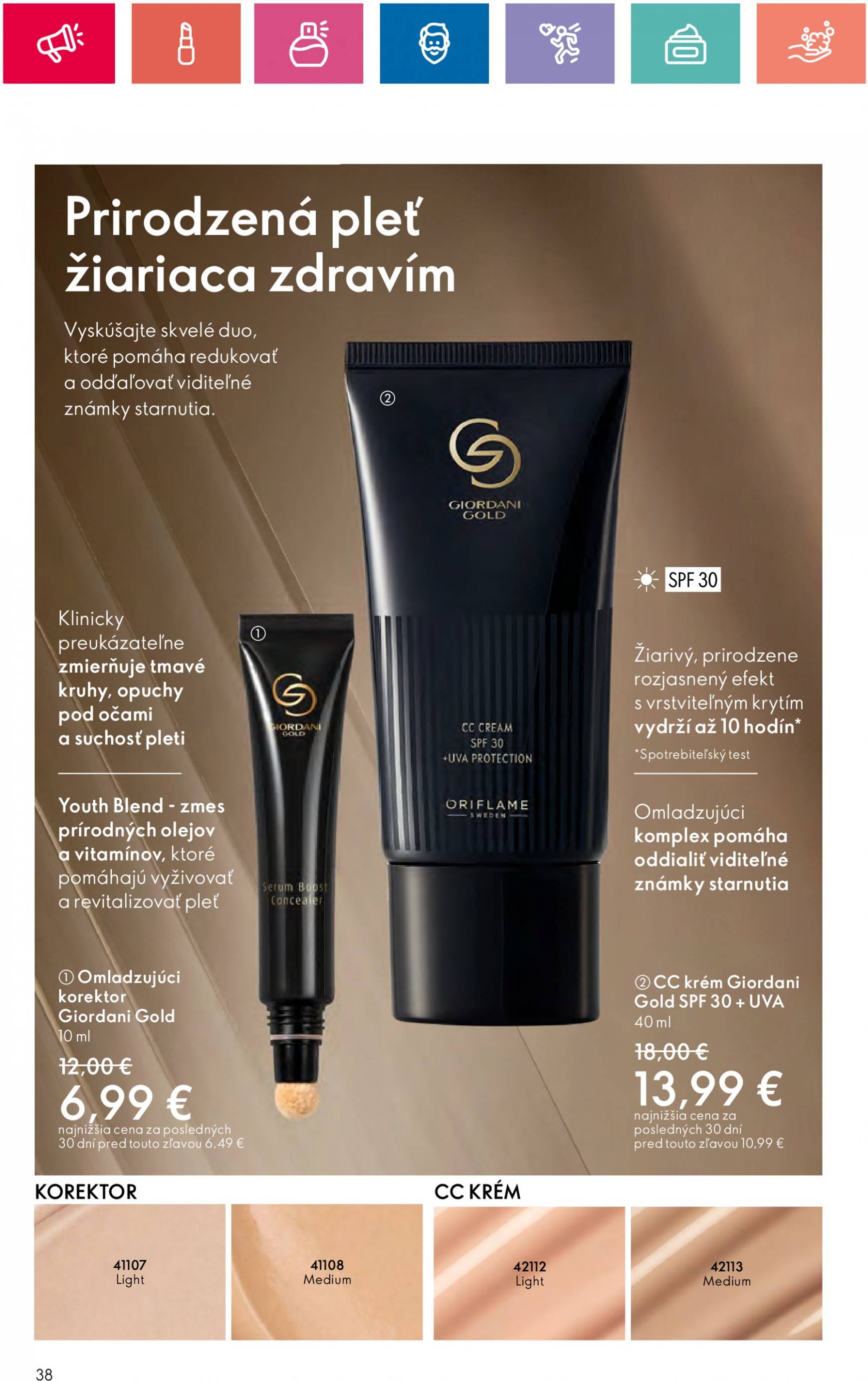 oriflame - ORIFLAME leták platný od 20.08. - 09.09. - page: 38