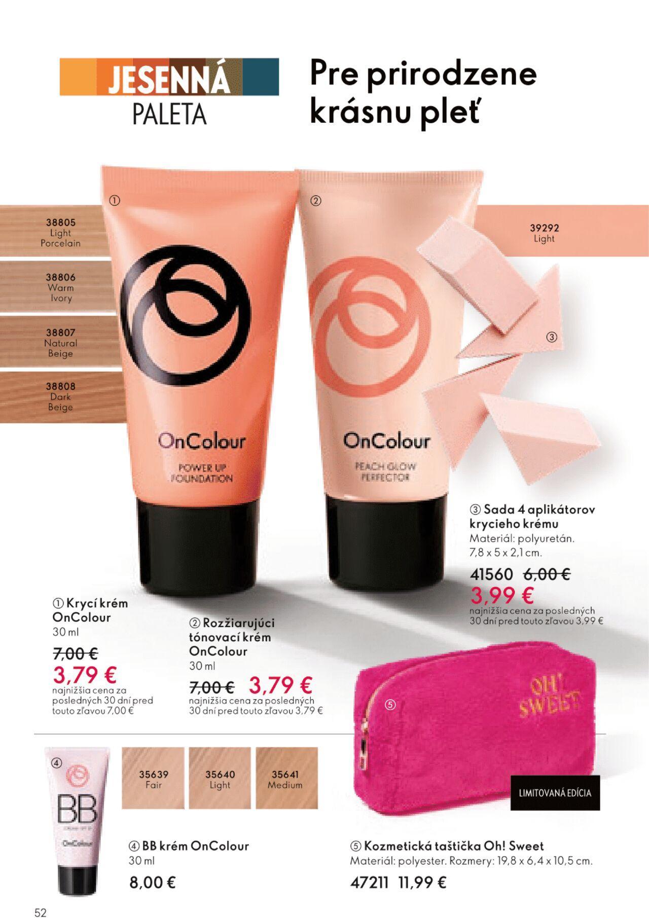 oriflame - Katalóg Oriflame 14 2024 » Aktuálny leták online 01.10.2024 - 19.10.2024 - page: 52