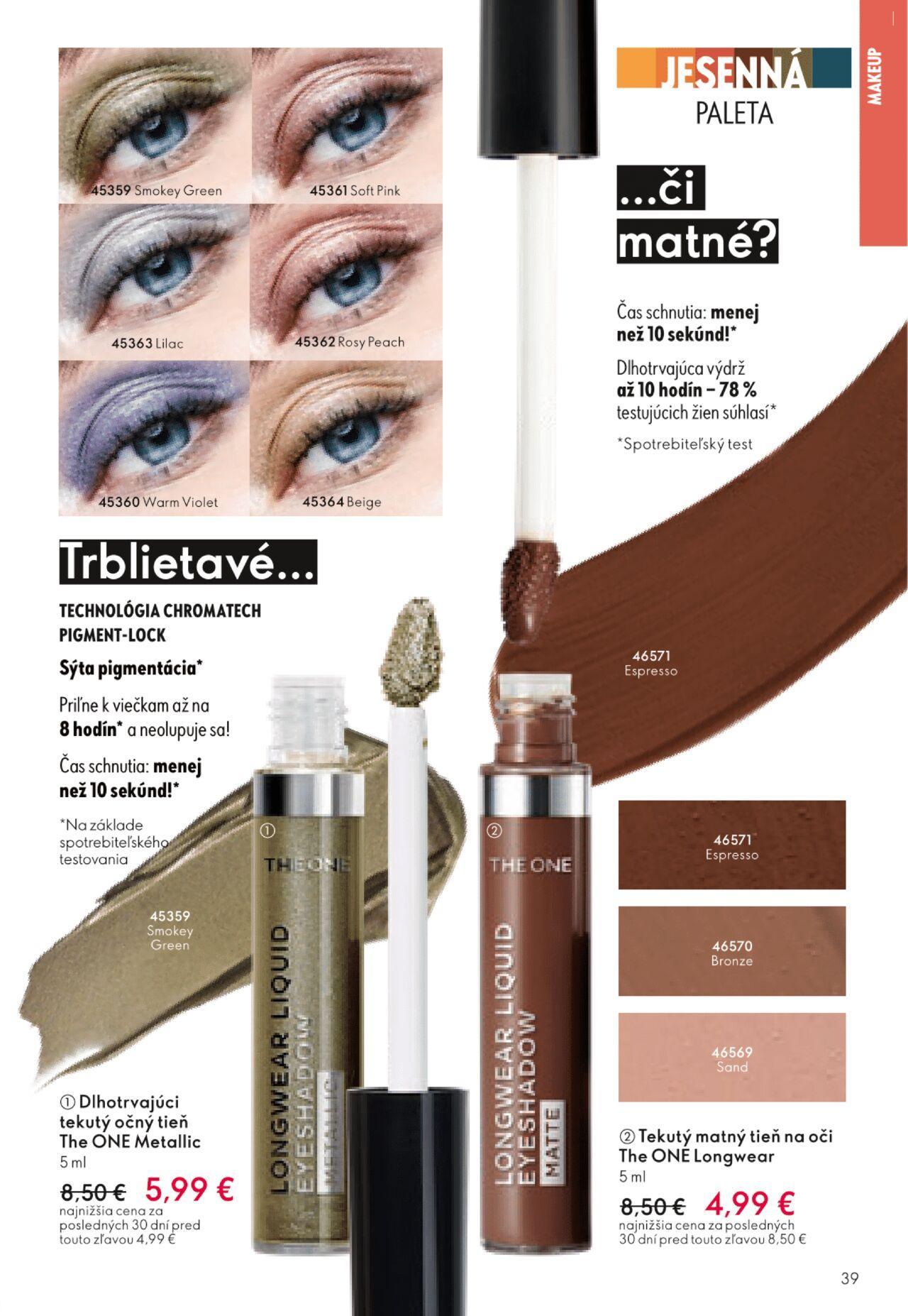 oriflame - Katalóg Oriflame 14 2024 » Aktuálny leták online 01.10.2024 - 19.10.2024 - page: 39