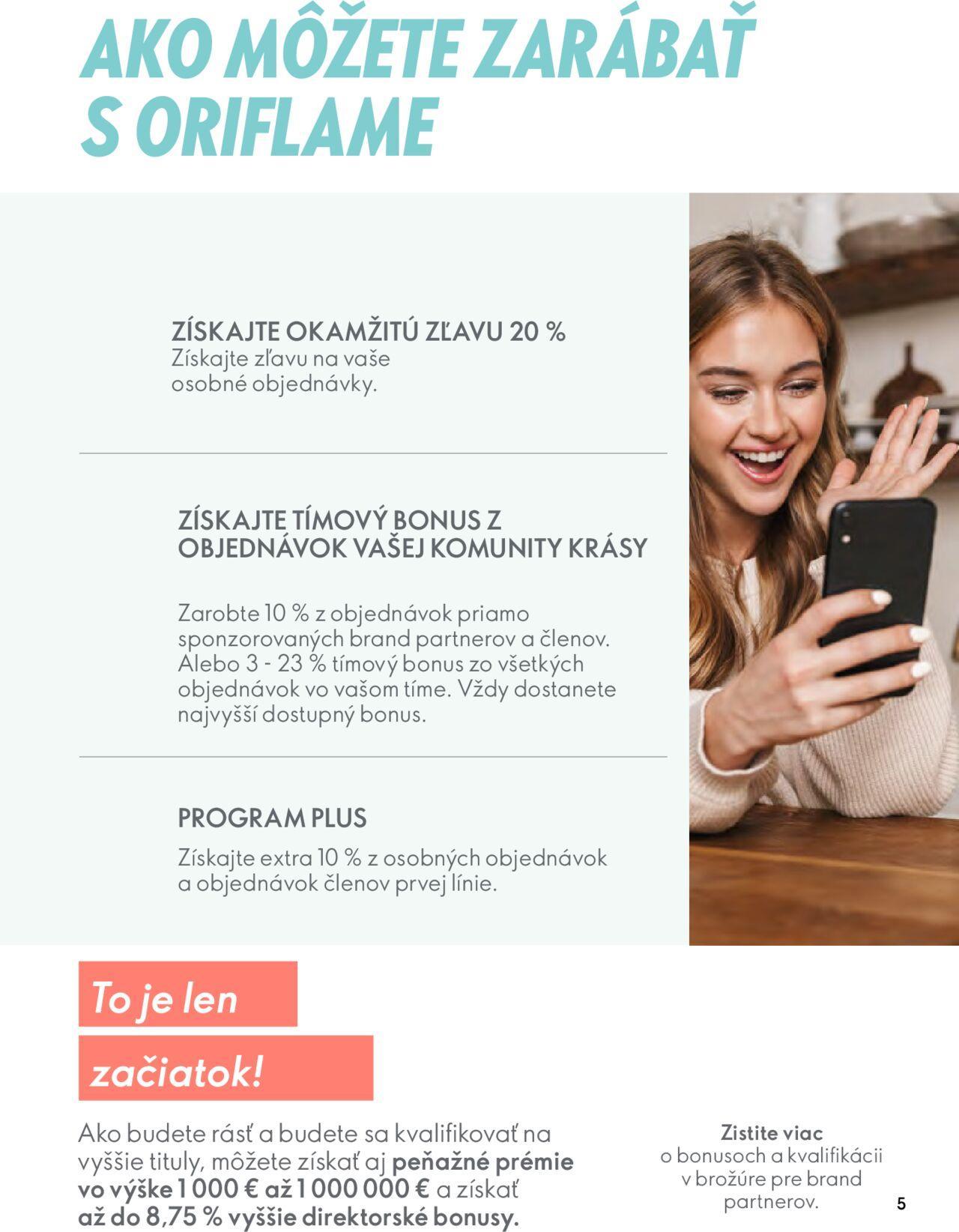 oriflame - Oriflame Perfektný štart » Aktuálny leták online od pondelka 29.04.2024 - page: 5