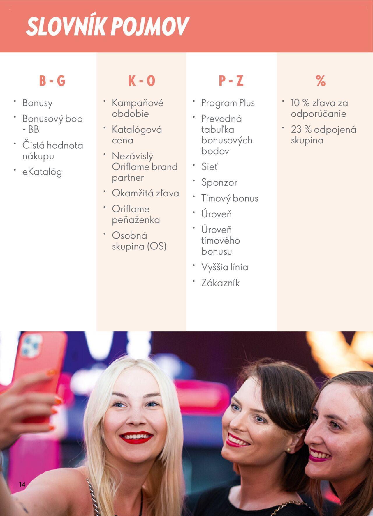 oriflame - Oriflame Perfektný štart » Aktuálny leták online od pondelka 29.04.2024 - page: 14