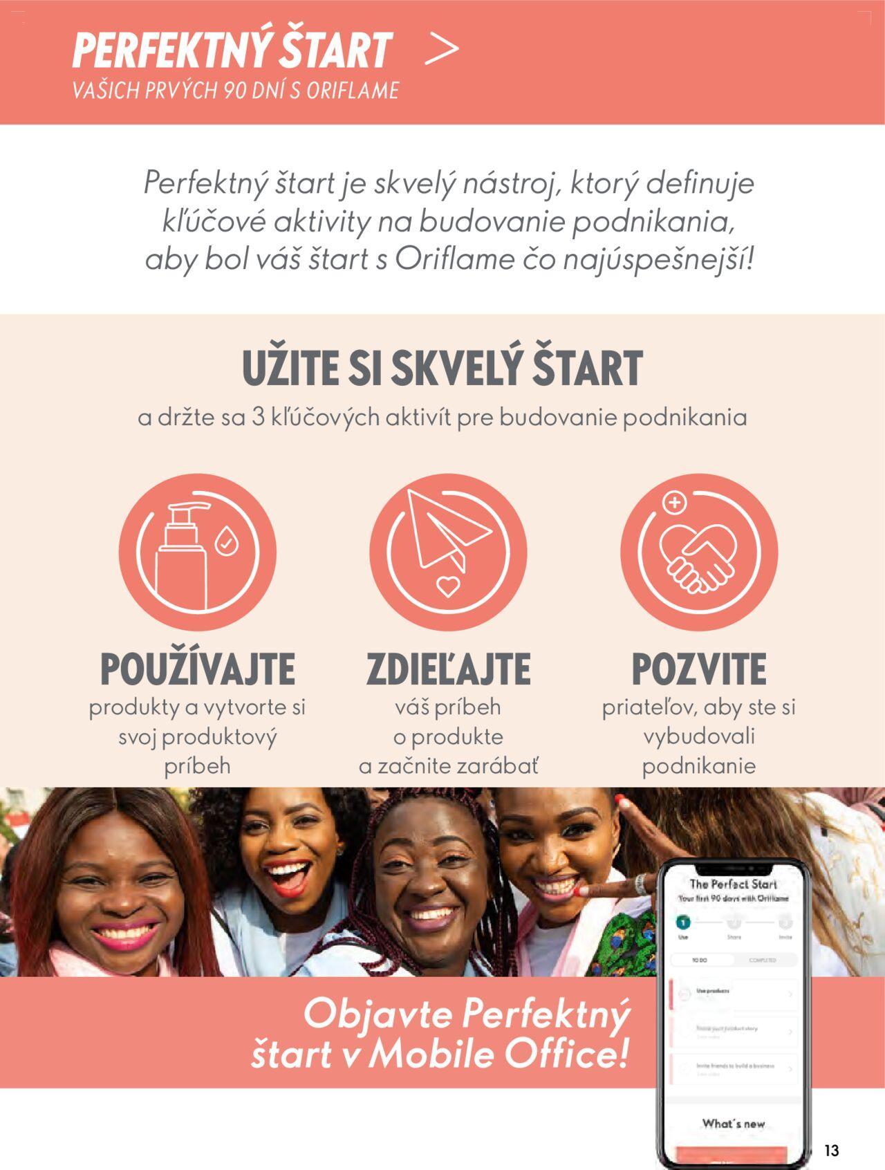 oriflame - Oriflame Perfektný štart » Aktuálny leták online od pondelka 29.04.2024 - page: 13