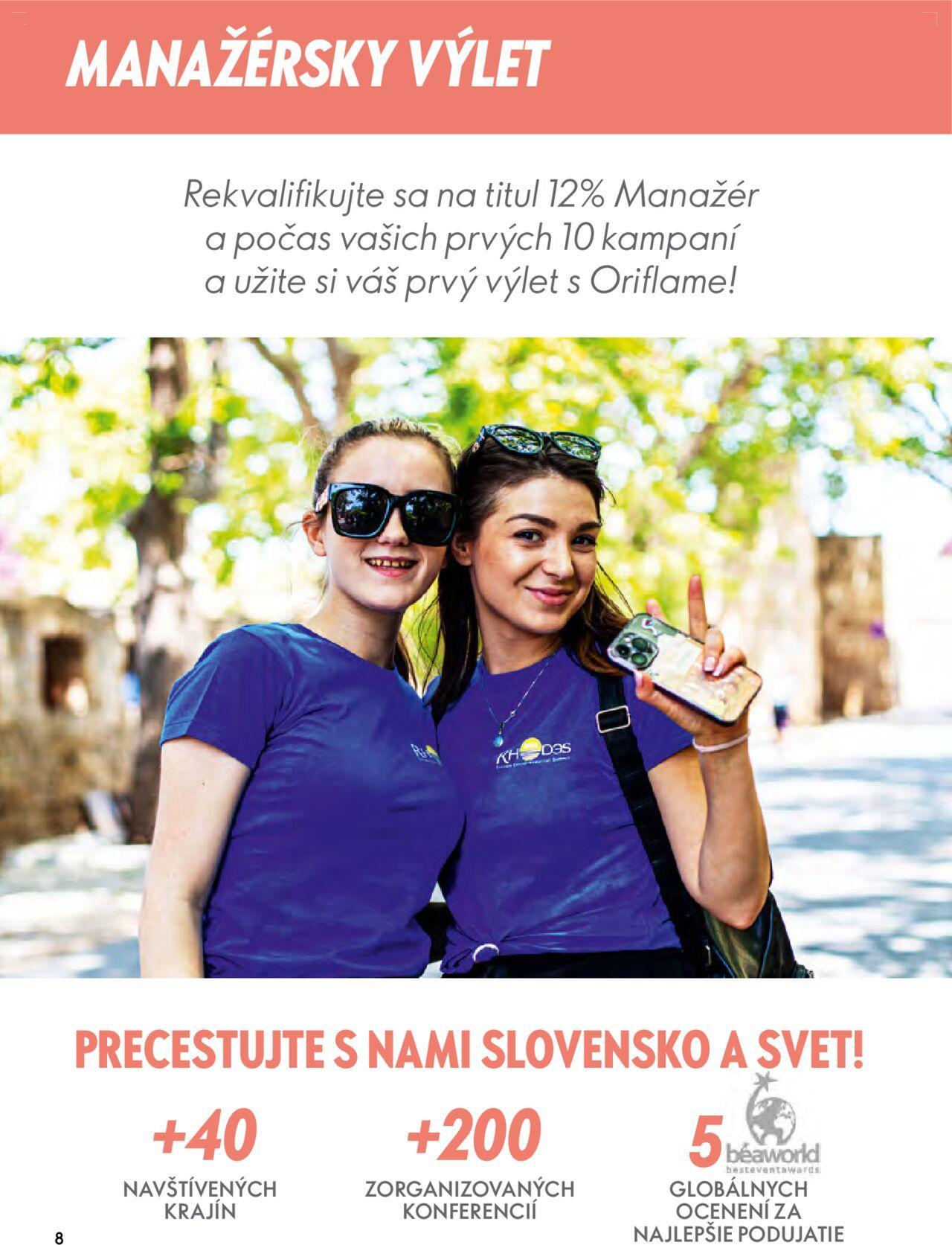 oriflame - Oriflame Perfektný štart » Aktuálny leták online od pondelka 29.04.2024 - page: 8