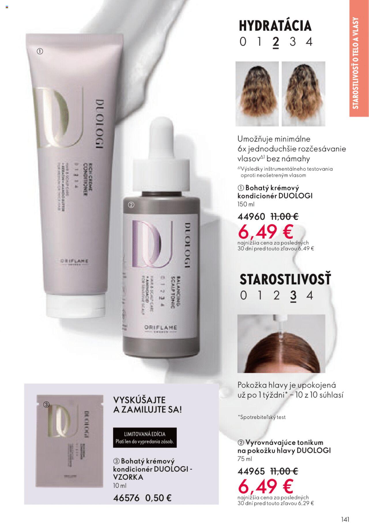 oriflame - Katalóg Oriflame 15 2024 » Aktuálny leták online 20.10.2024 - 09.11.2024 - page: 141