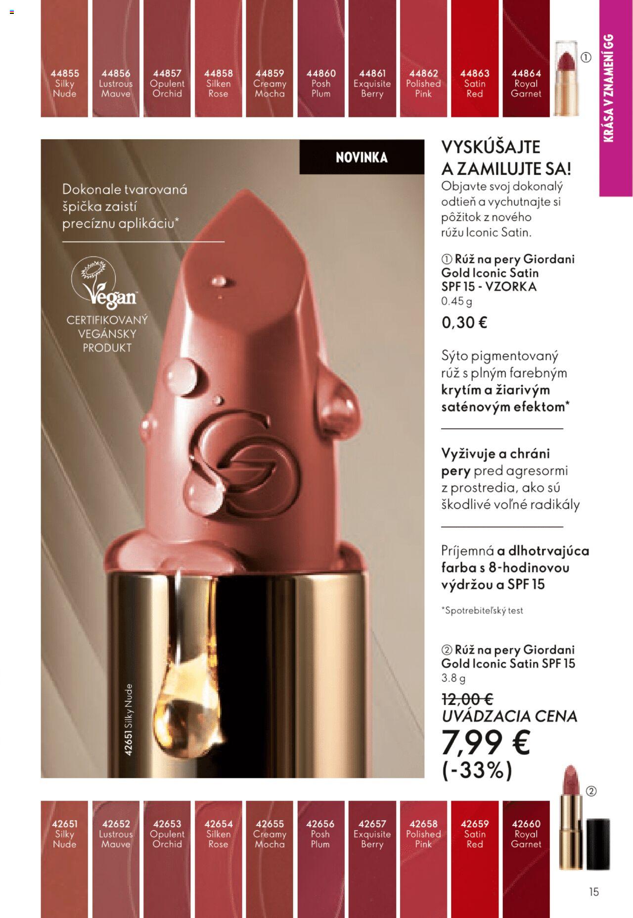 oriflame - Katalóg Oriflame 15 2024 » Aktuálny leták online 20.10.2024 - 09.11.2024 - page: 15