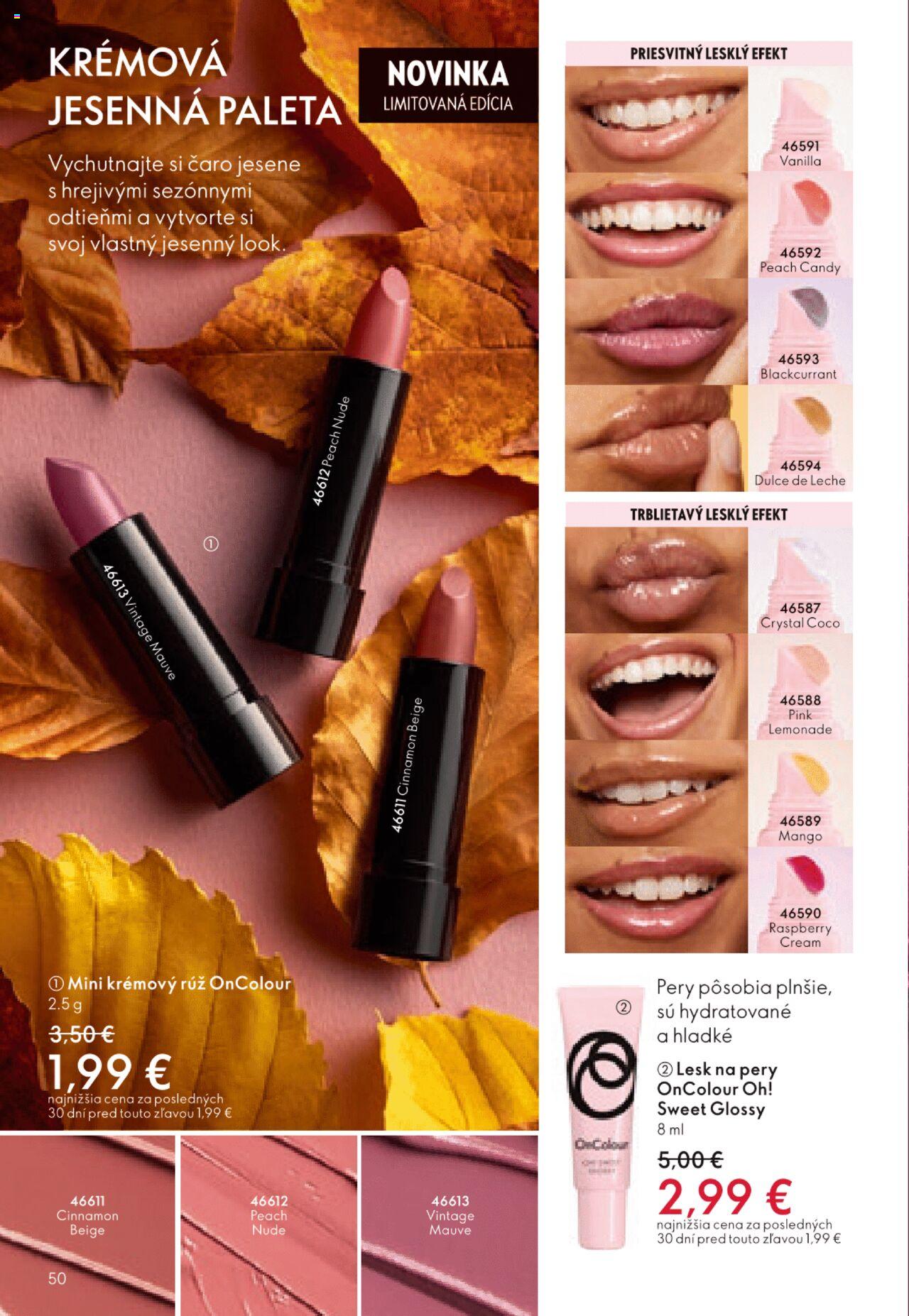 oriflame - Katalóg Oriflame 15 2024 » Aktuálny leták online 20.10.2024 - 09.11.2024 - page: 50