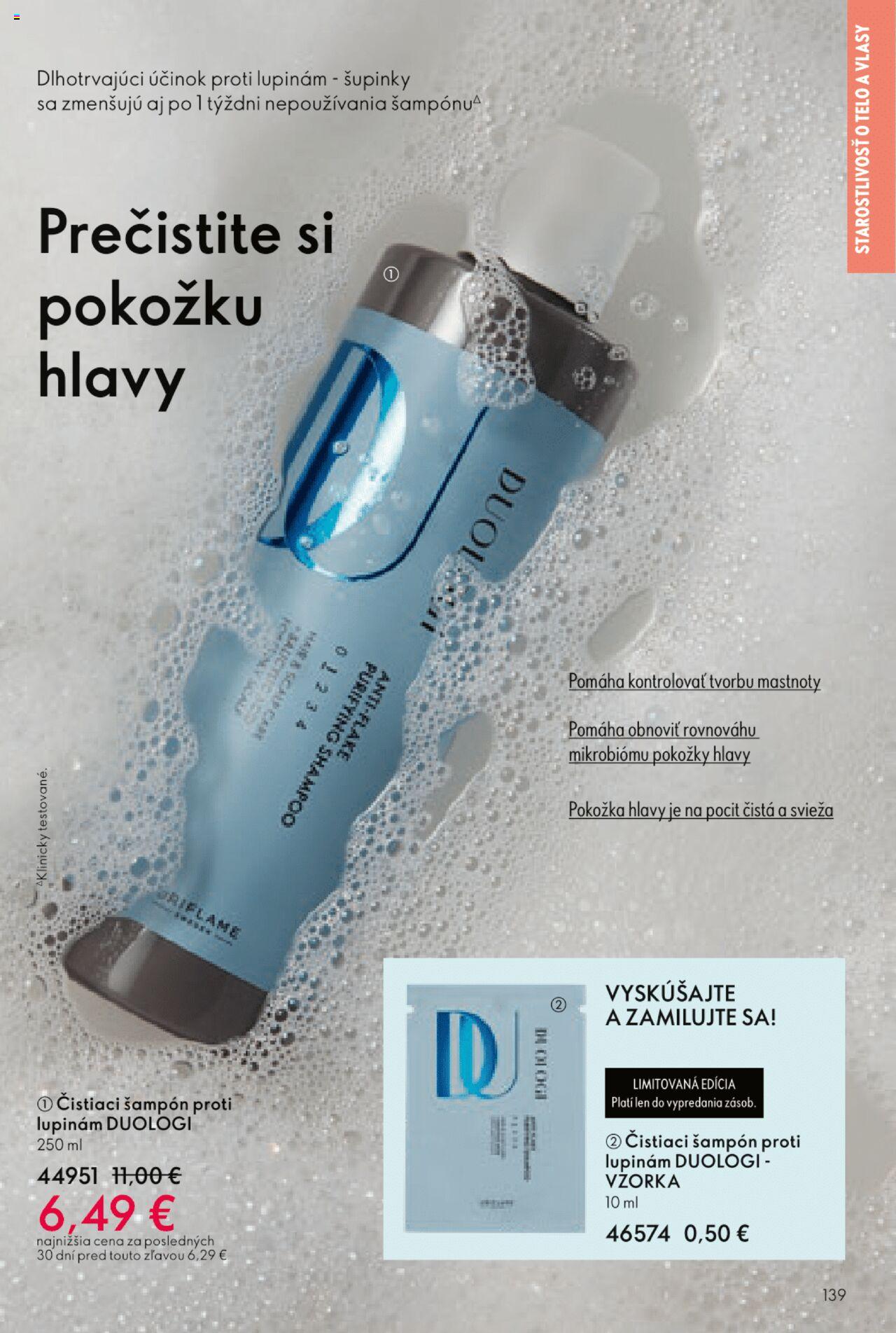 oriflame - Katalóg Oriflame 15 2024 » Aktuálny leták online 20.10.2024 - 09.11.2024 - page: 139