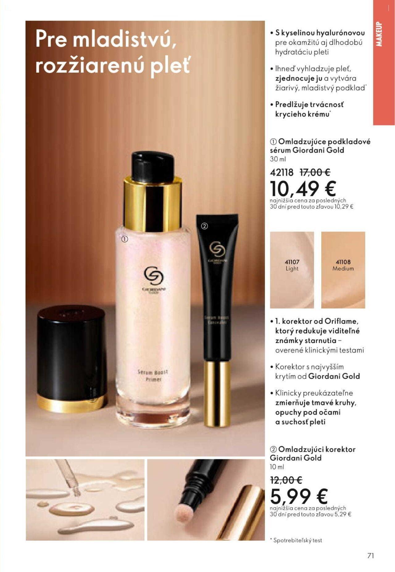 oriflame - Oriflame black friday » Aktuálny leták online 10.11.2024 - 30.11.2024 - page: 71