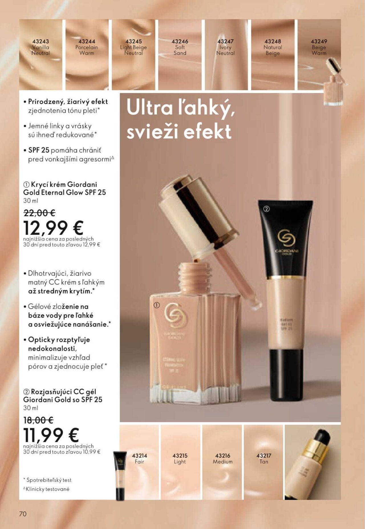 oriflame - Oriflame black friday » Aktuálny leták online 10.11.2024 - 30.11.2024 - page: 70