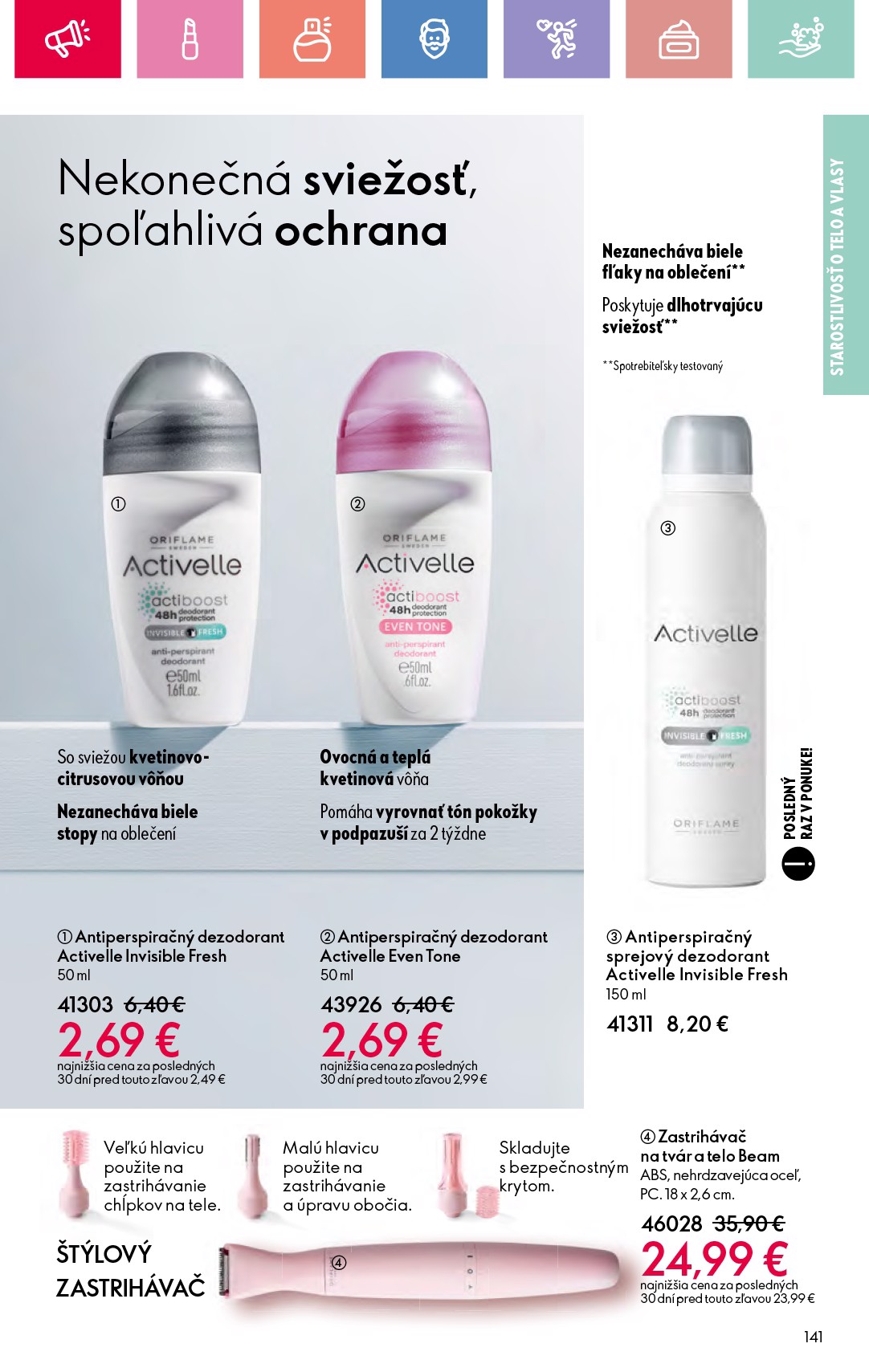 oriflame - Leták ORIFLAME platný od 15.06. do 05.07. - page: 141 oriflame - Leták ORIFLAME platný od 15.06. do 05.07. - page: 141