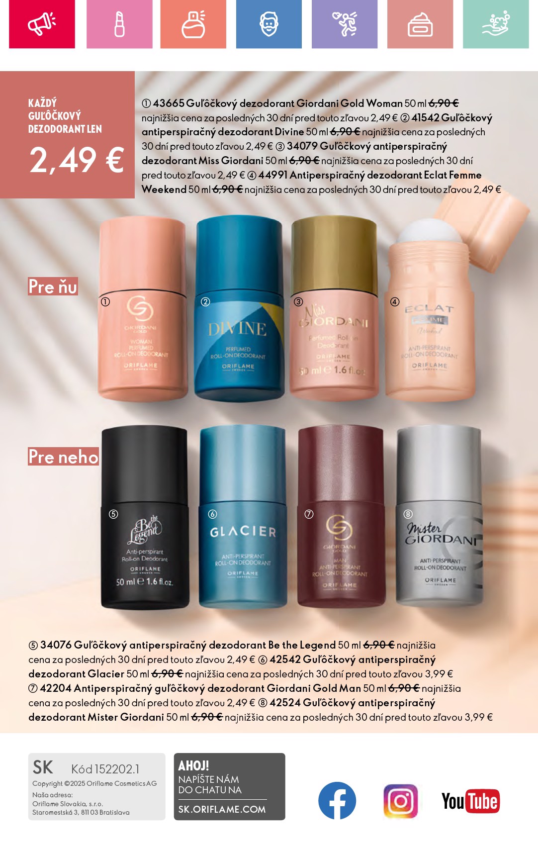 oriflame - Leták ORIFLAME platný od 06.07. do 26.07. - page: 164 oriflame - Leták ORIFLAME platný od 06.07. do 26.07. - page: 164