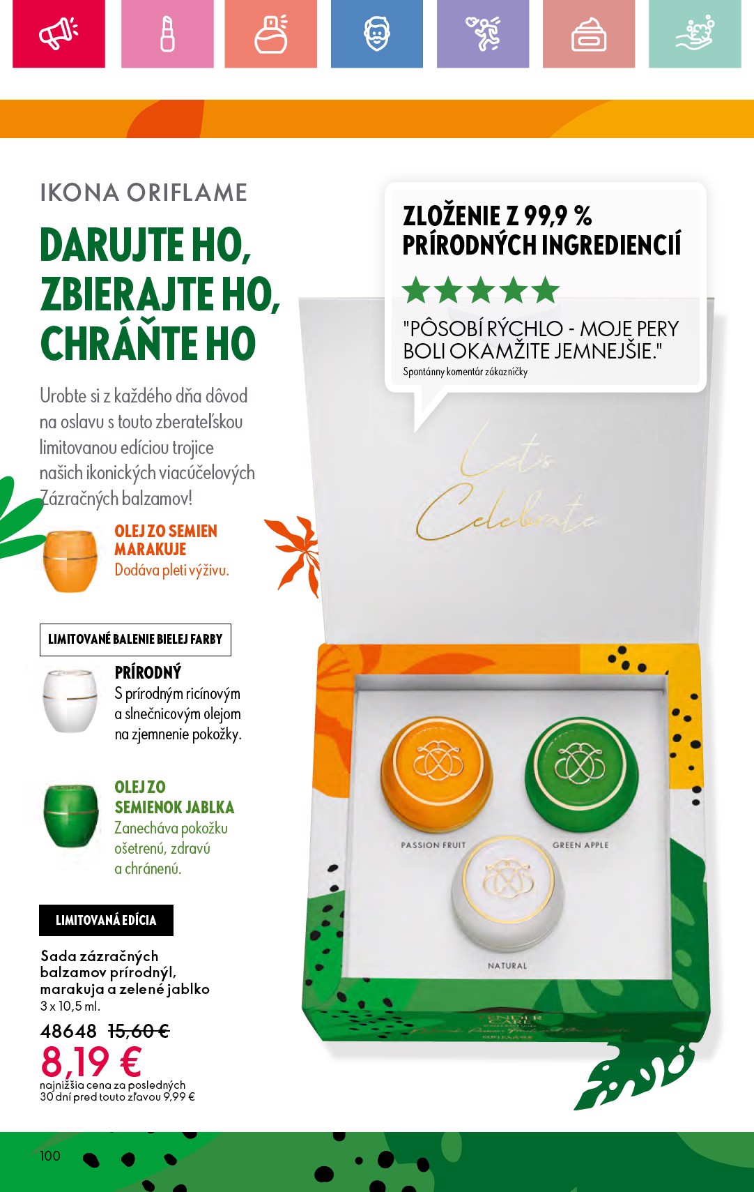 oriflame - Leták ORIFLAME platný od 06.07. do 26.07. - page: 100 oriflame - Leták ORIFLAME platný od 06.07. do 26.07. - page: 100