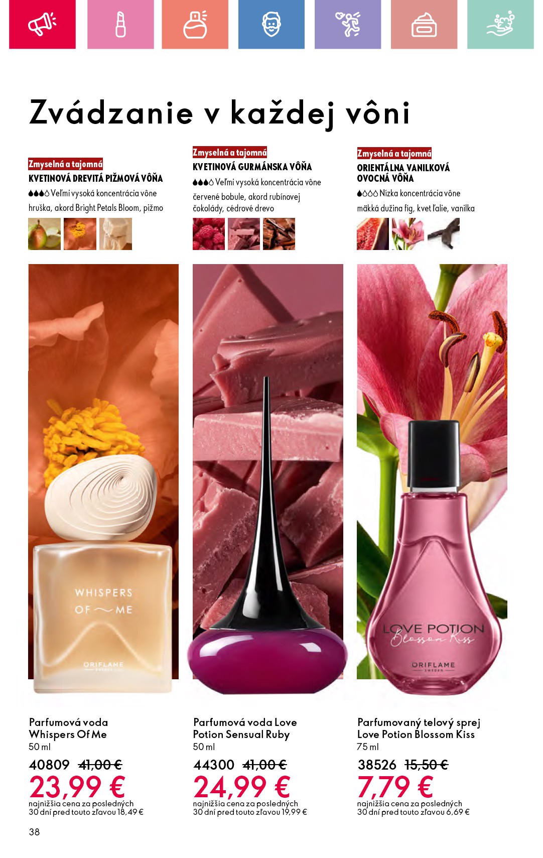 oriflame - Leták ORIFLAME platný od 17.08. do 06.09. - page: 38