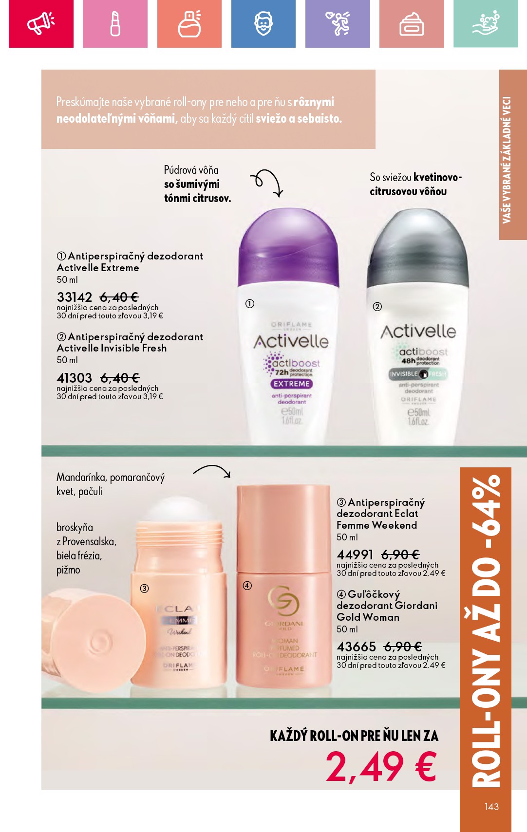 oriflame - Leták ORIFLAME platný od 17.08. do 06.09. - page: 143