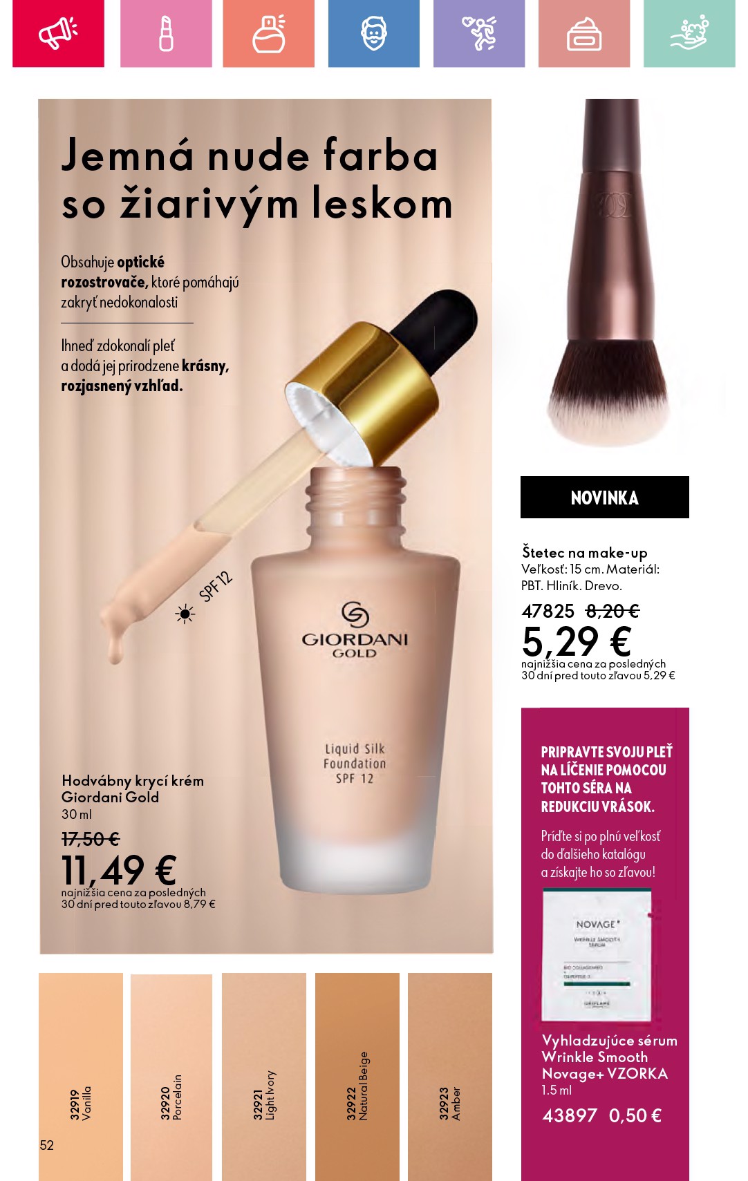 oriflame - Leták ORIFLAME platný od 17.08. do 06.09. - page: 52