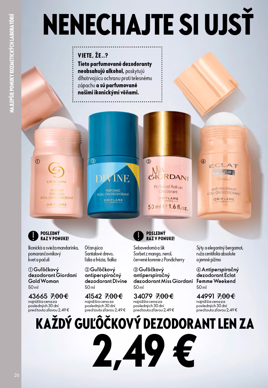 oriflame - Leták ORIFLAME platný od 07.09. do 30.09. - page: 26