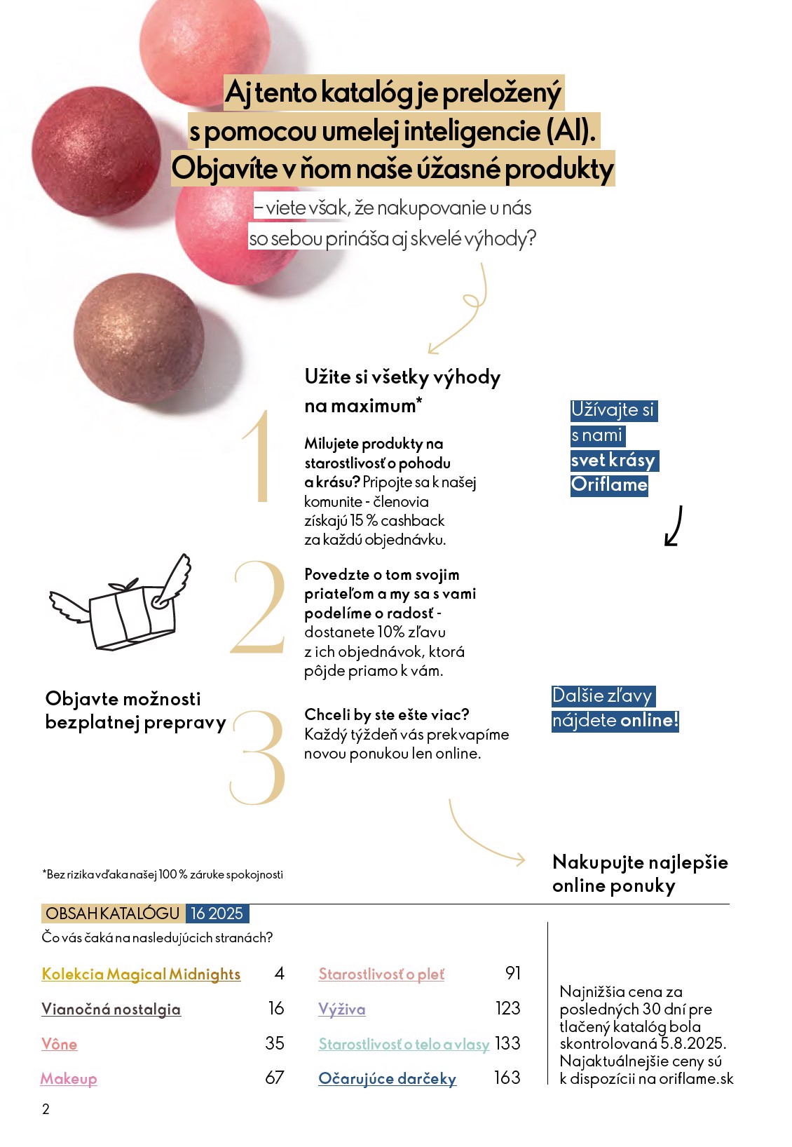 oriflame - Leták ORIFLAME platný od 12.11. do 02.12. - page: 2