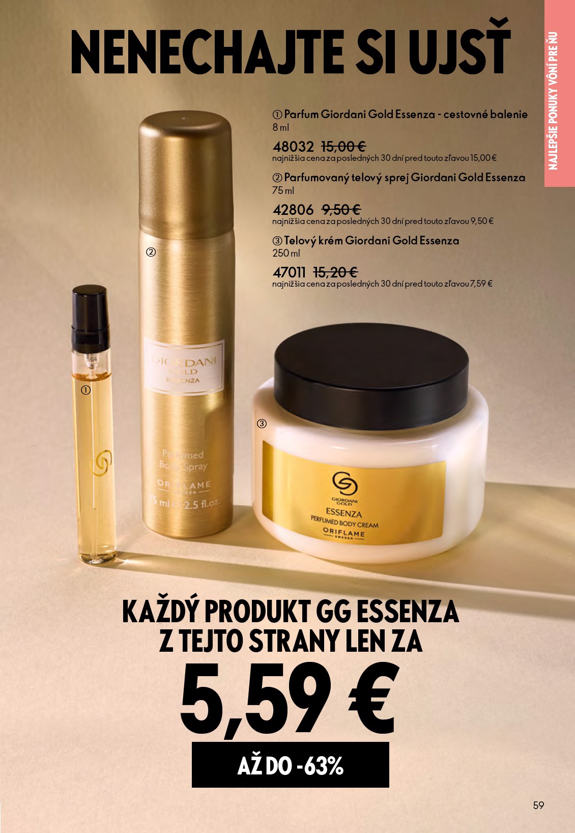 oriflame - Aktuálny leták ORIFLAME od stredy, 06.05.2026 do utorka, 26.05.2026 - page: 59