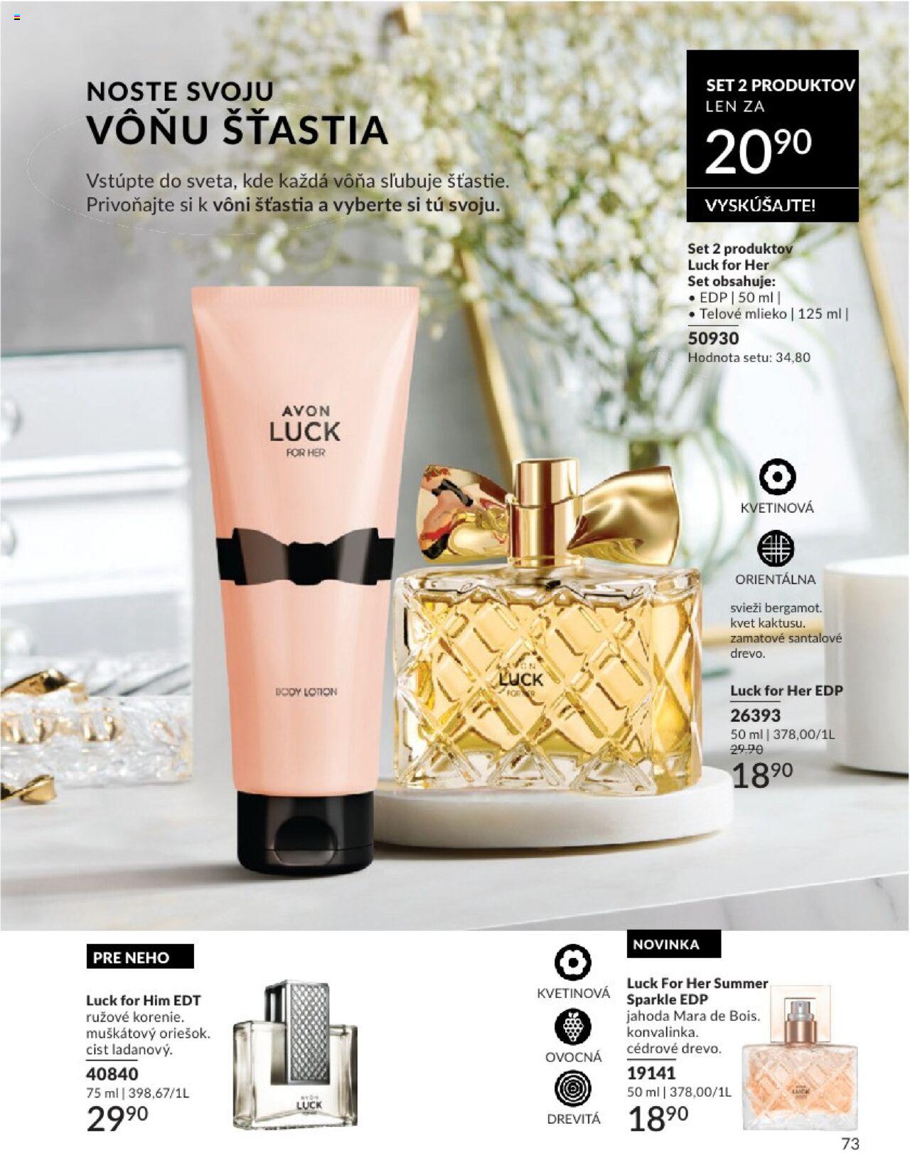 avon - Katalóg AVON 10 2024 » Aktuálny leták online 01.10.2024 - 31.10.2024 - page: 73