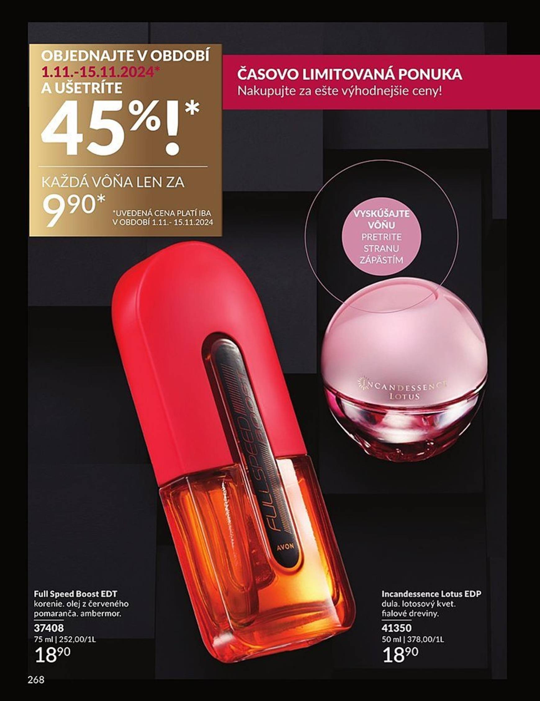 avon - Avon leták platný od 01.11. - 30.11. - page: 268