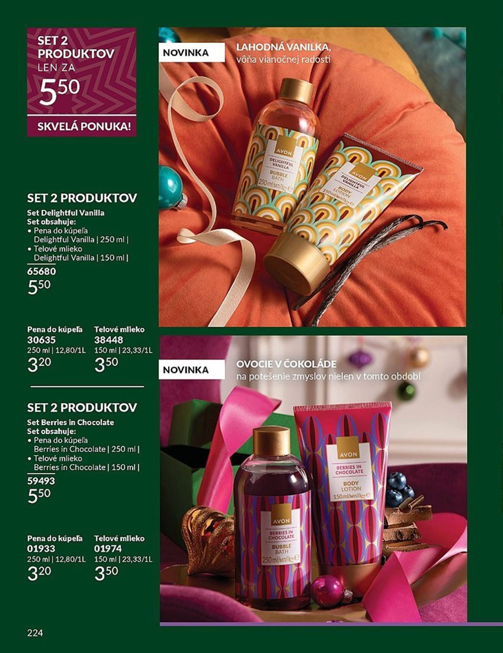 avon - Avon leták platný od 01.12. - 31.12. - page: 224