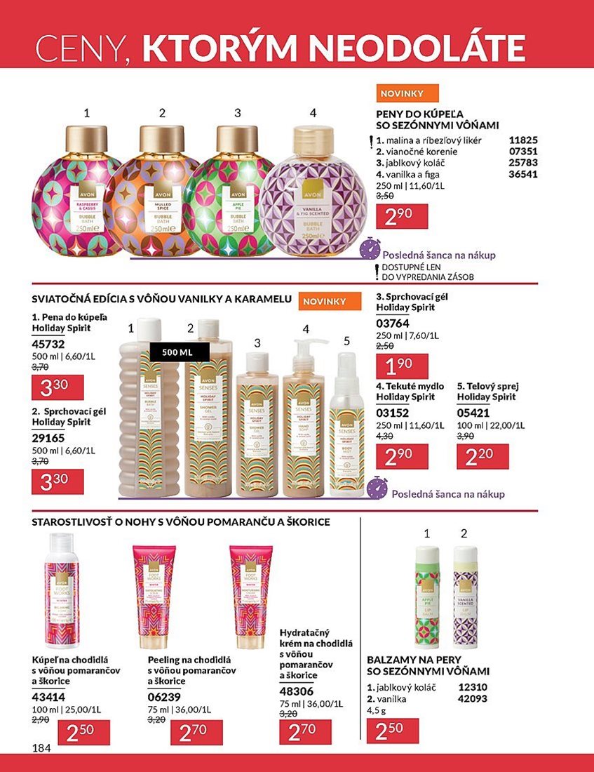 avon - Avon leták platný od 01.01. - 31.01. - page: 184