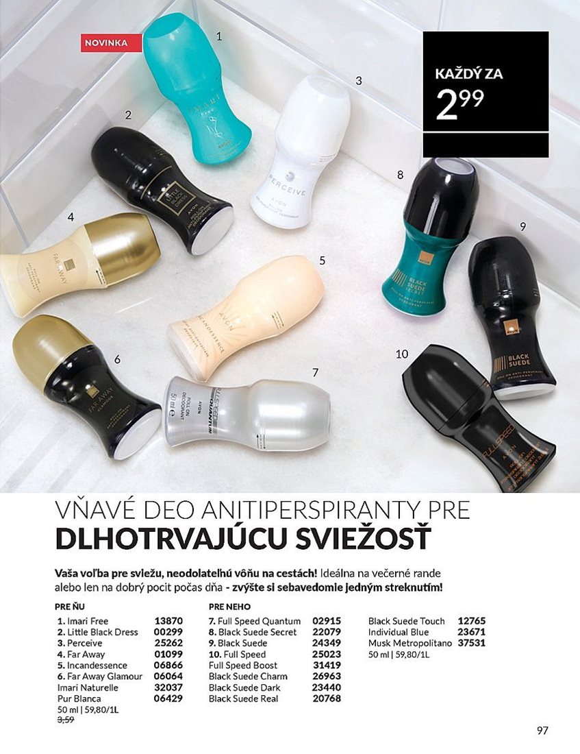 avon - Avon leták platný od 01.04. - 30.04. - page: 97 avon - Avon leták platný od 01.04. - 30.04. - page: 97