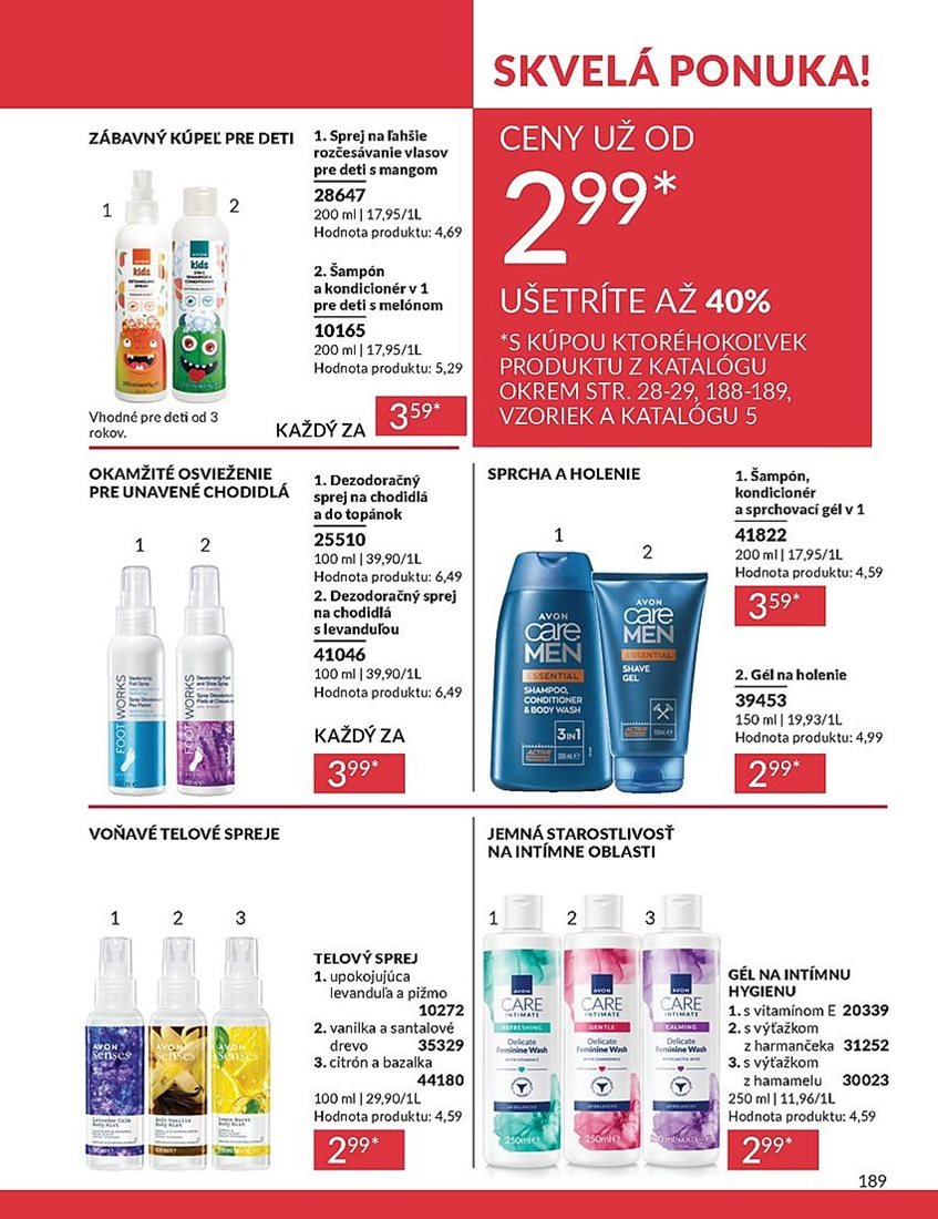 avon - Avon leták platný od 01.04. - 30.04. - page: 189 avon - Avon leták platný od 01.04. - 30.04. - page: 189