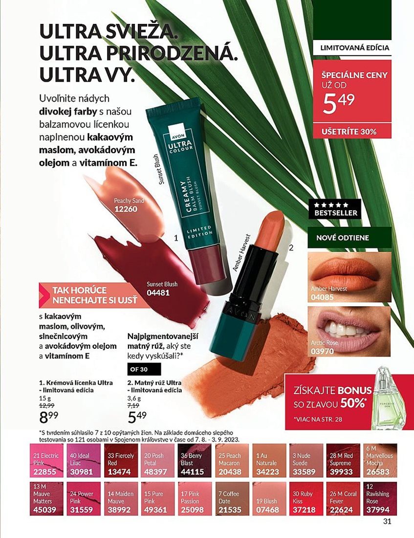 avon - Leták Avon platný od 01.07. do 31.07. - page: 31 avon - Leták Avon platný od 01.07. do 31.07. - page: 31