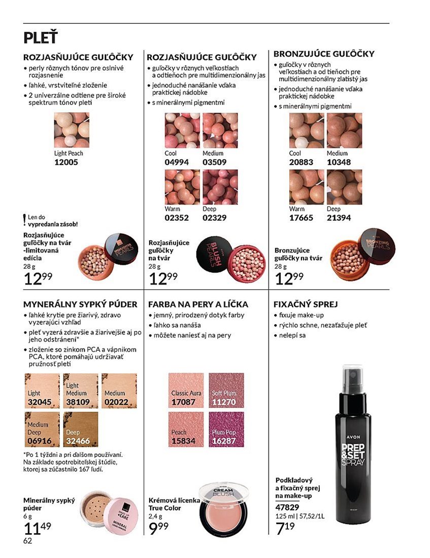 avon - Leták Avon platný od 01.07. do 31.07. - page: 62 avon - Leták Avon platný od 01.07. do 31.07. - page: 62