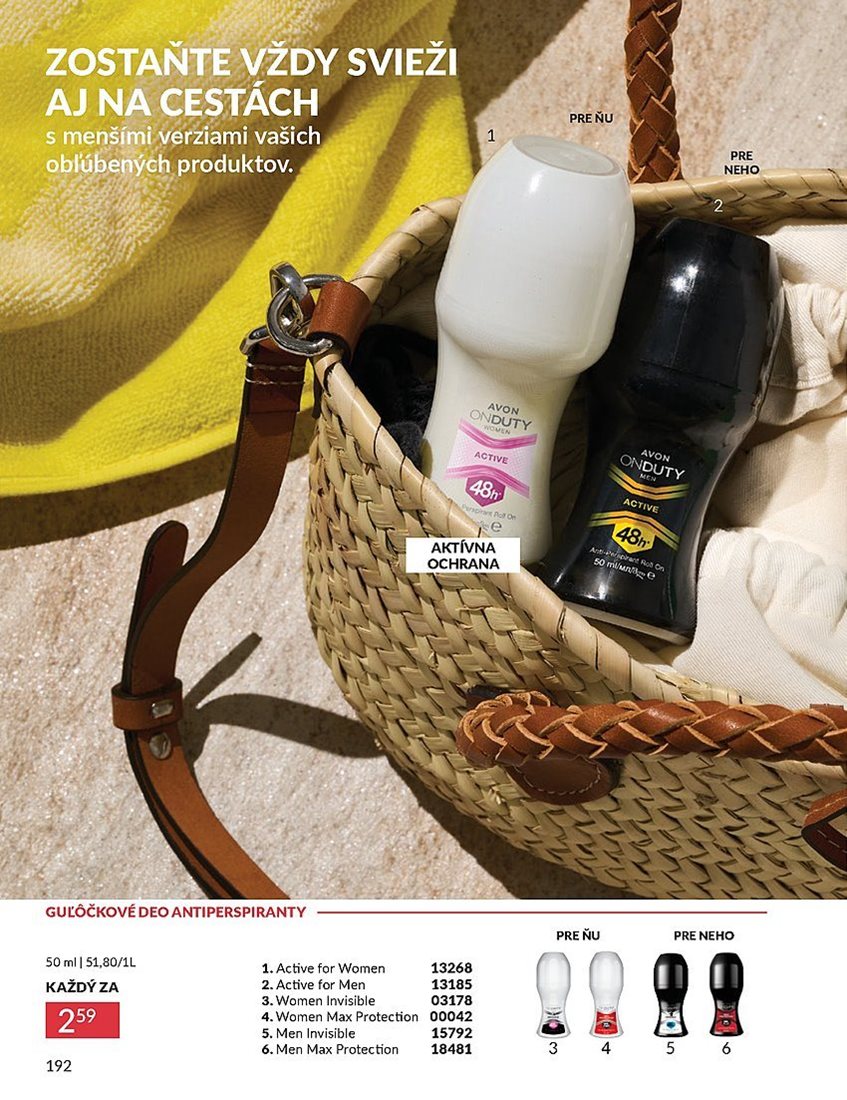 avon - Leták Avon platný od 01.07. do 31.07. - page: 192 avon - Leták Avon platný od 01.07. do 31.07. - page: 192