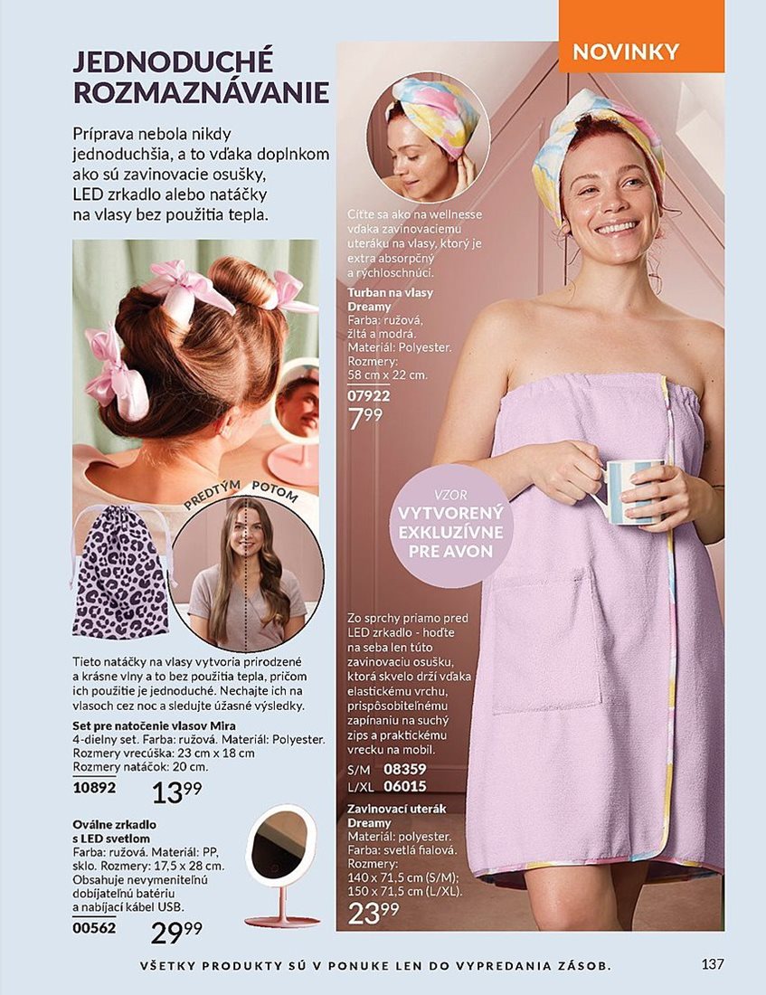 avon - Leták Avon platný od 01.07. do 31.07. - page: 137 avon - Leták Avon platný od 01.07. do 31.07. - page: 137