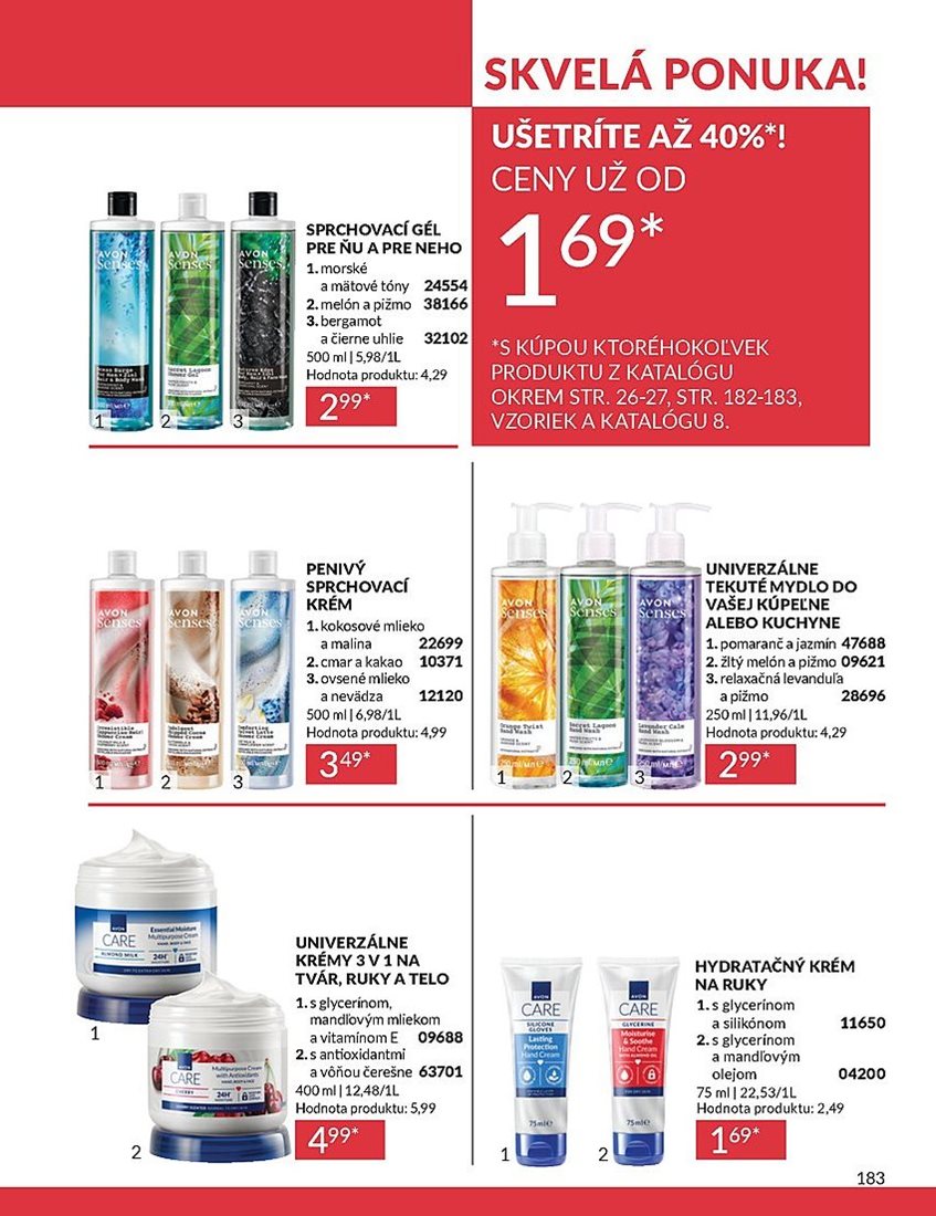 avon - Leták Avon platný od 01.07. do 31.07. - page: 183 avon - Leták Avon platný od 01.07. do 31.07. - page: 183