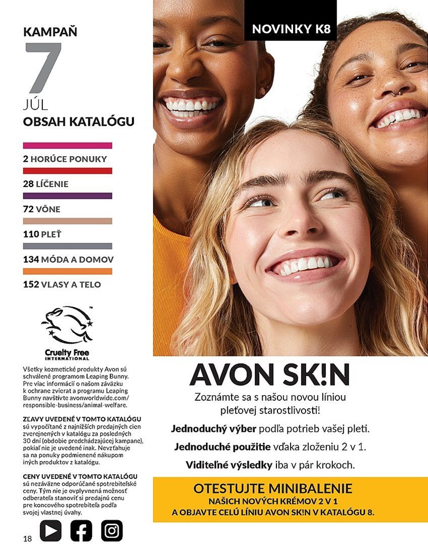 avon - Leták Avon platný od 01.07. do 31.07. - page: 18 avon - Leták Avon platný od 01.07. do 31.07. - page: 18