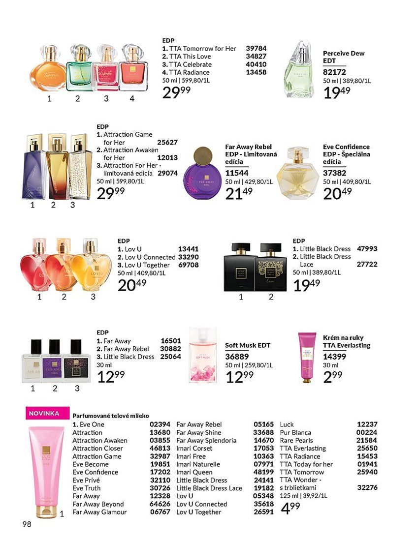 avon - Leták Avon platný od 01.07. do 31.07. - page: 98 avon - Leták Avon platný od 01.07. do 31.07. - page: 98