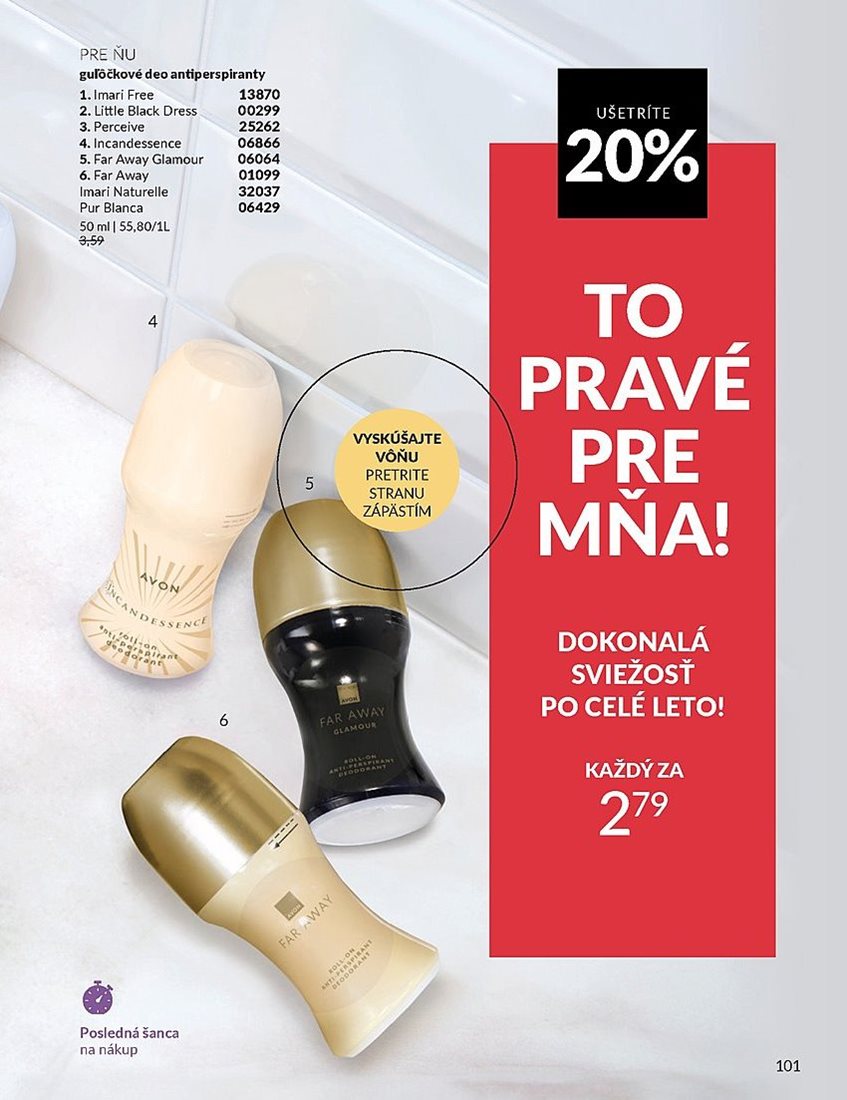 avon - Leták Avon platný od 01.07. do 31.07. - page: 101 avon - Leták Avon platný od 01.07. do 31.07. - page: 101