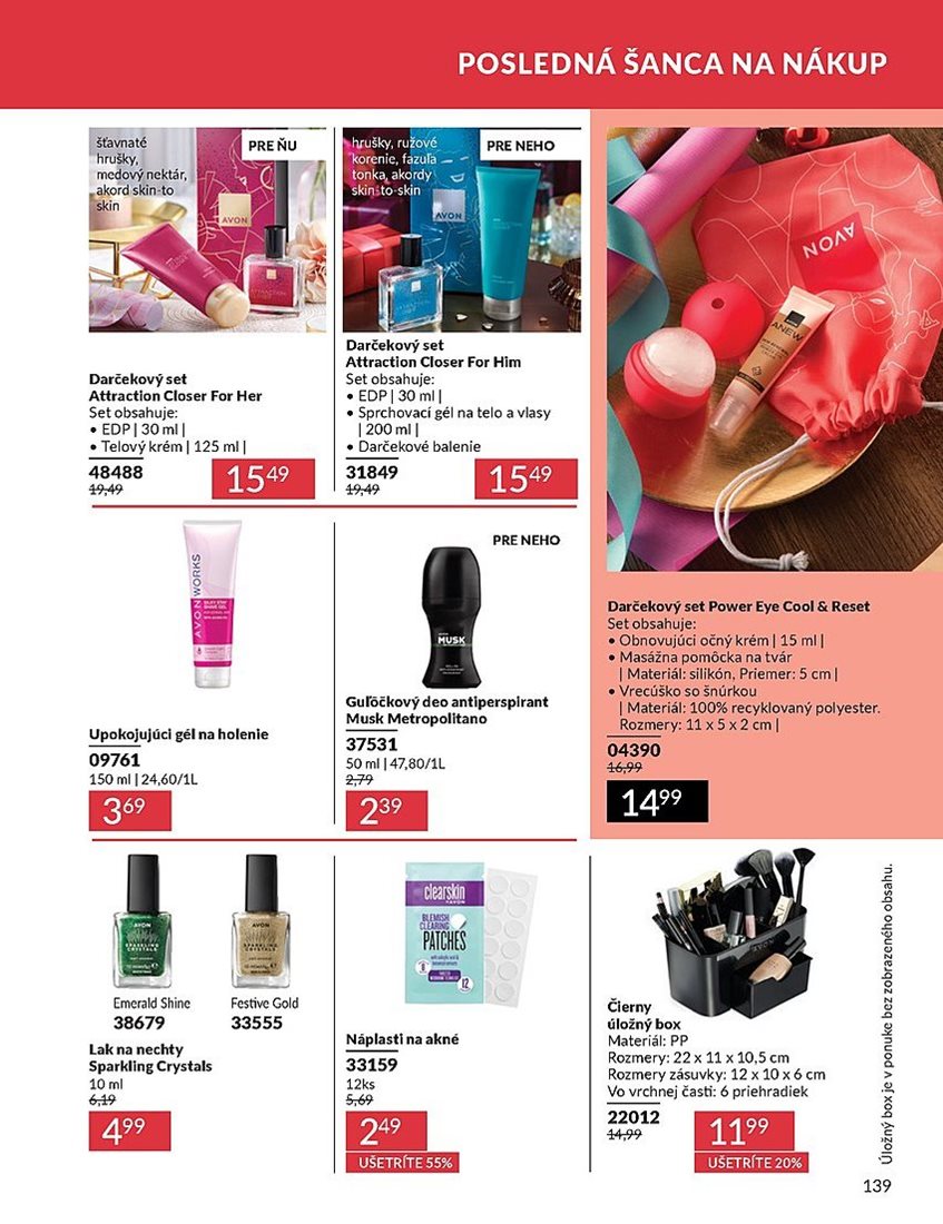 avon - Leták Avon platný od 01.08. do 31.08. - page: 139 avon - Leták Avon platný od 01.08. do 31.08. - page: 139