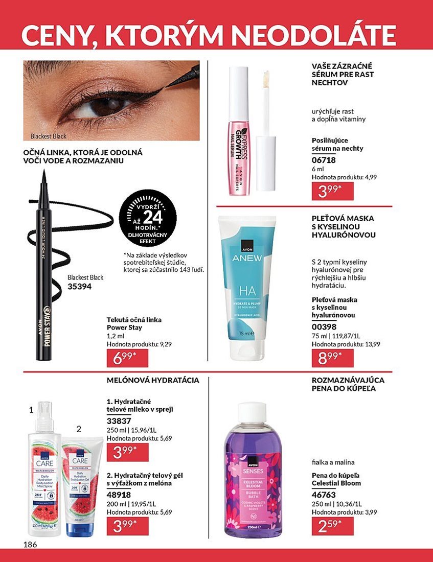 avon - Leták Avon platný od 01.08. do 31.08. - page: 186 avon - Leták Avon platný od 01.08. do 31.08. - page: 186