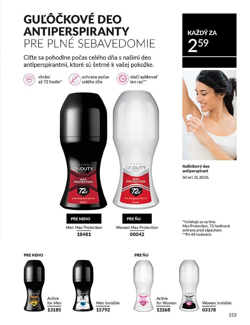 avon - Leták Avon platný od 01.08. do 31.08. - page: 153 avon - Leták Avon platný od 01.08. do 31.08. - page: 153