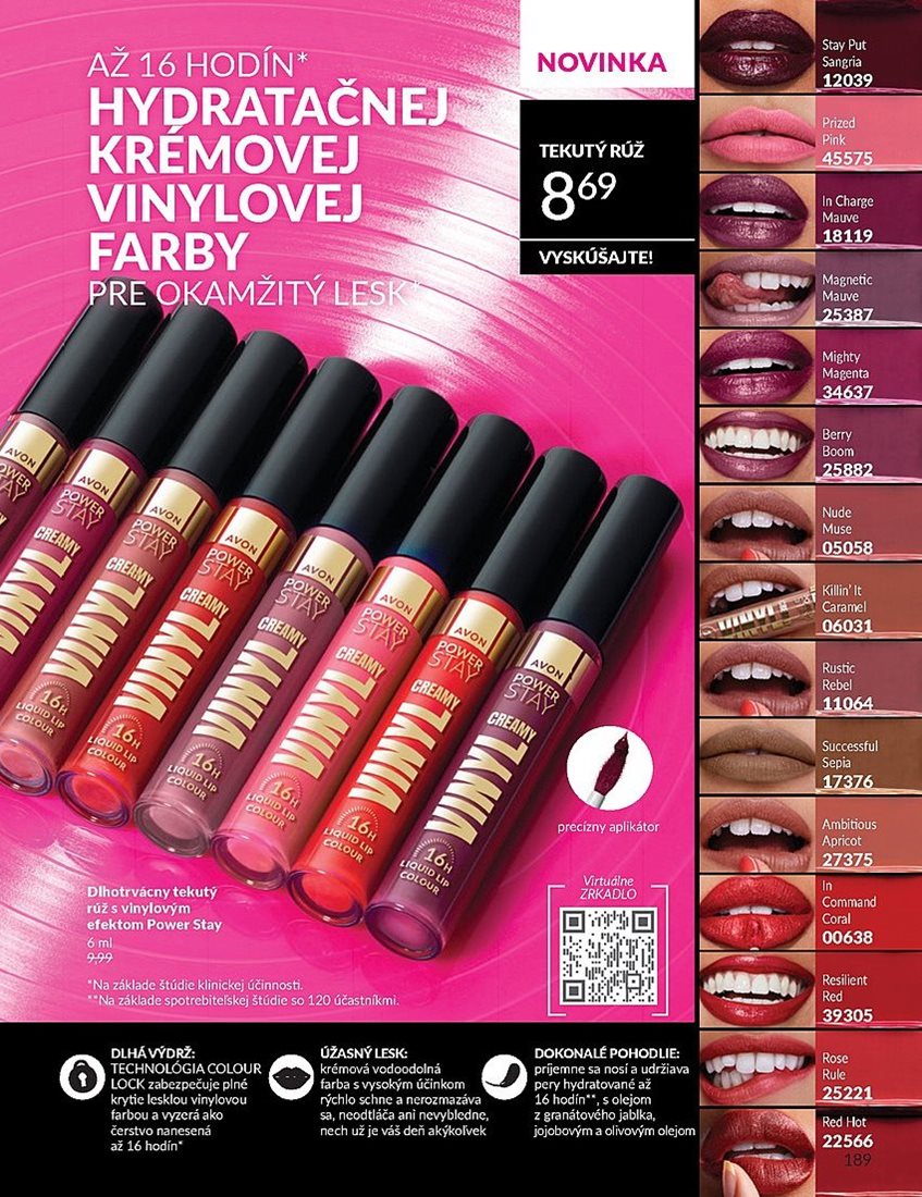 avon - Leták Avon platný od 01.08. do 31.08. - page: 189 avon - Leták Avon platný od 01.08. do 31.08. - page: 189