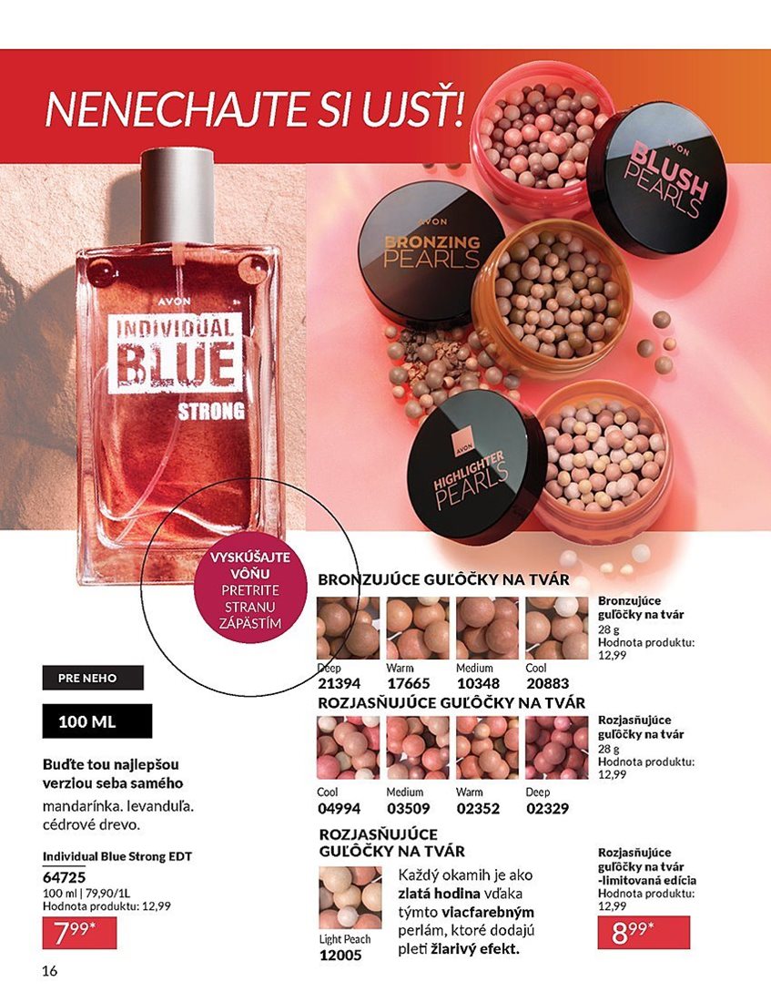 avon - Leták Avon platný od 01.08. do 31.08. - page: 16 avon - Leták Avon platný od 01.08. do 31.08. - page: 16